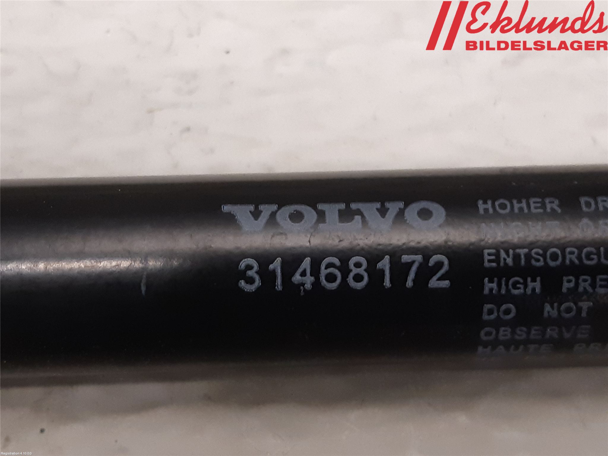 Volvo V60 19- Gasfjäder Motorhuv