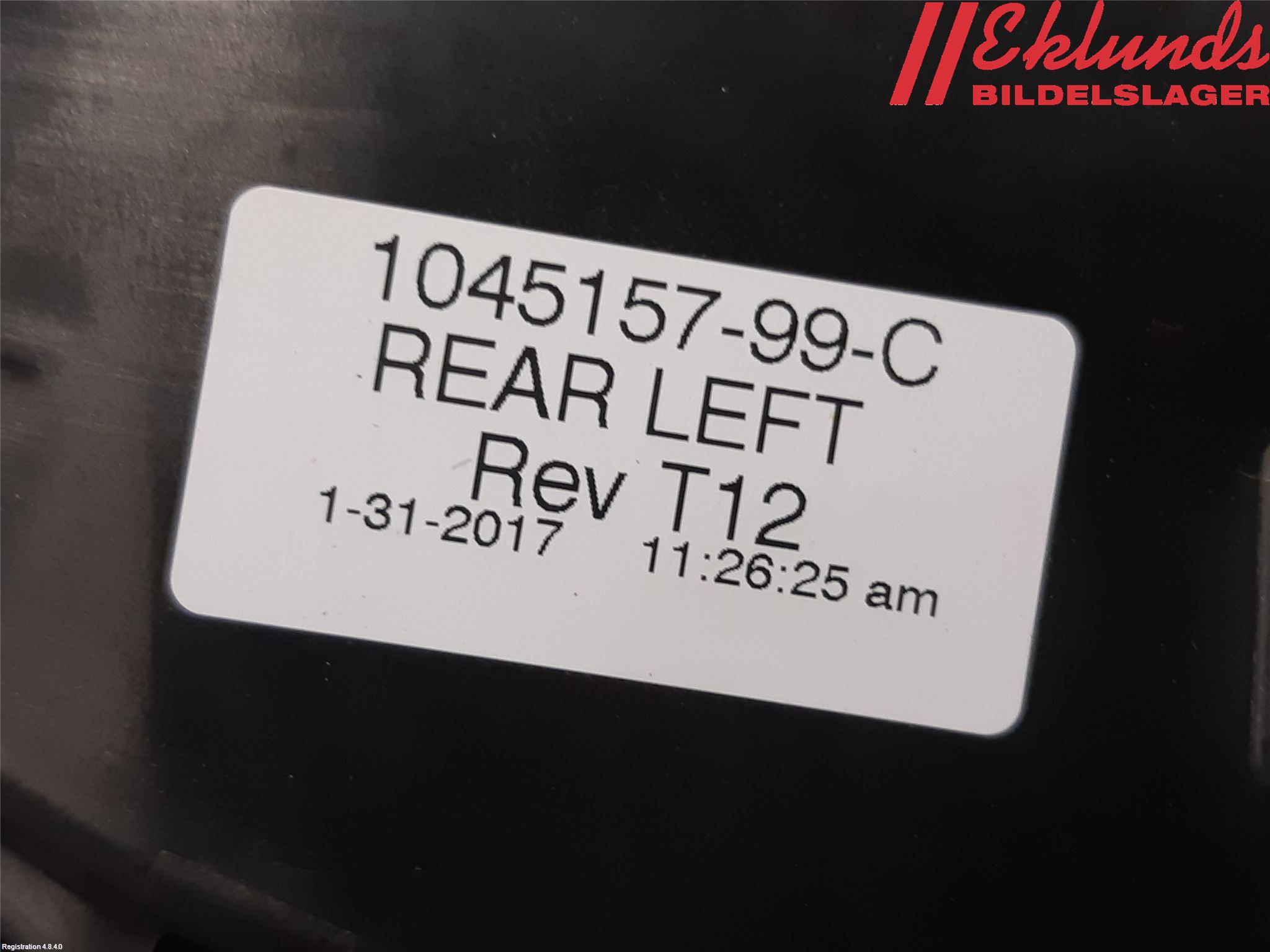 Tesla MODEL X 16- Dörrhandtag Yttre Vä