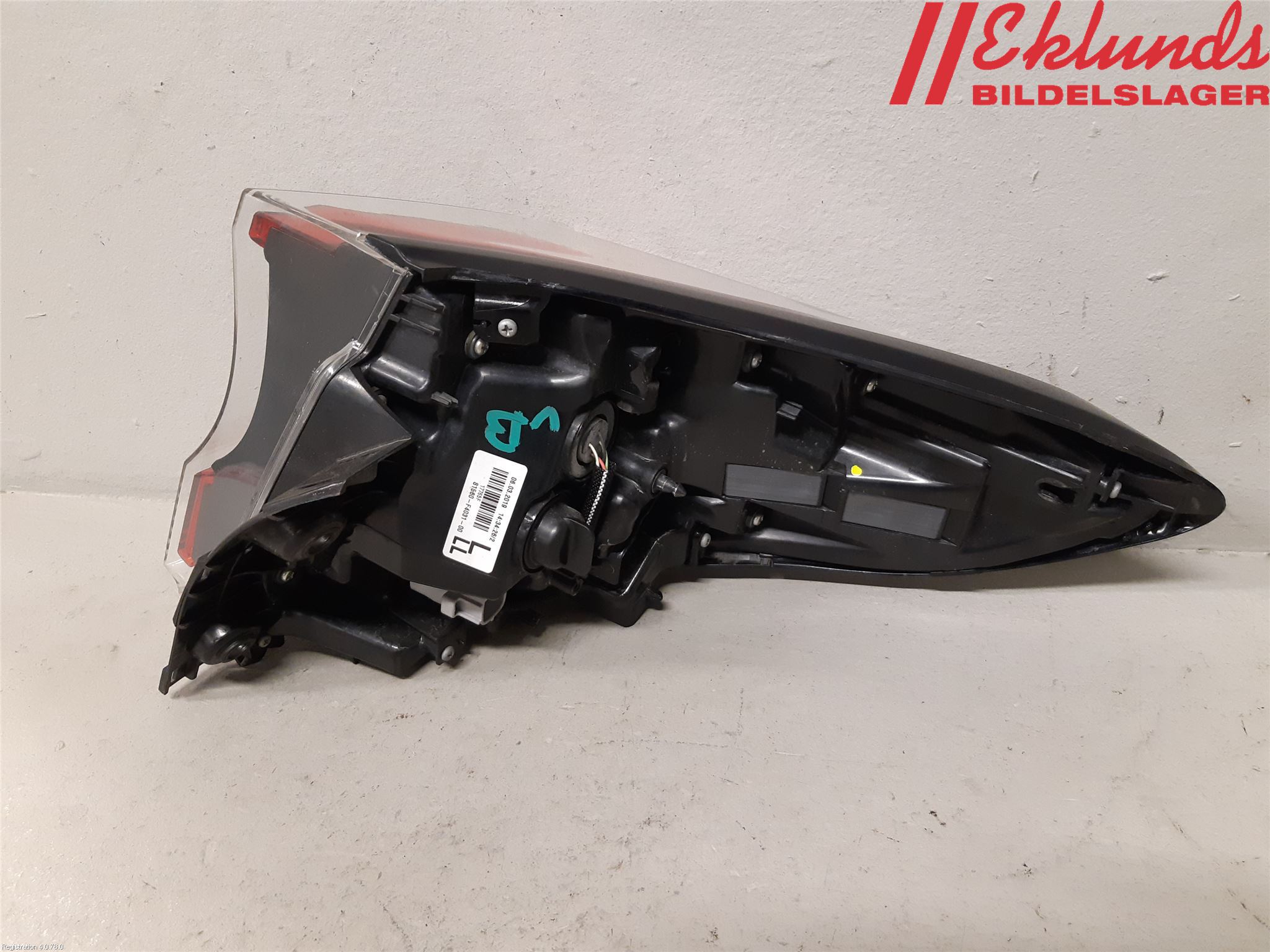 Toyota C-HR 16-23 Bakljus Vänster