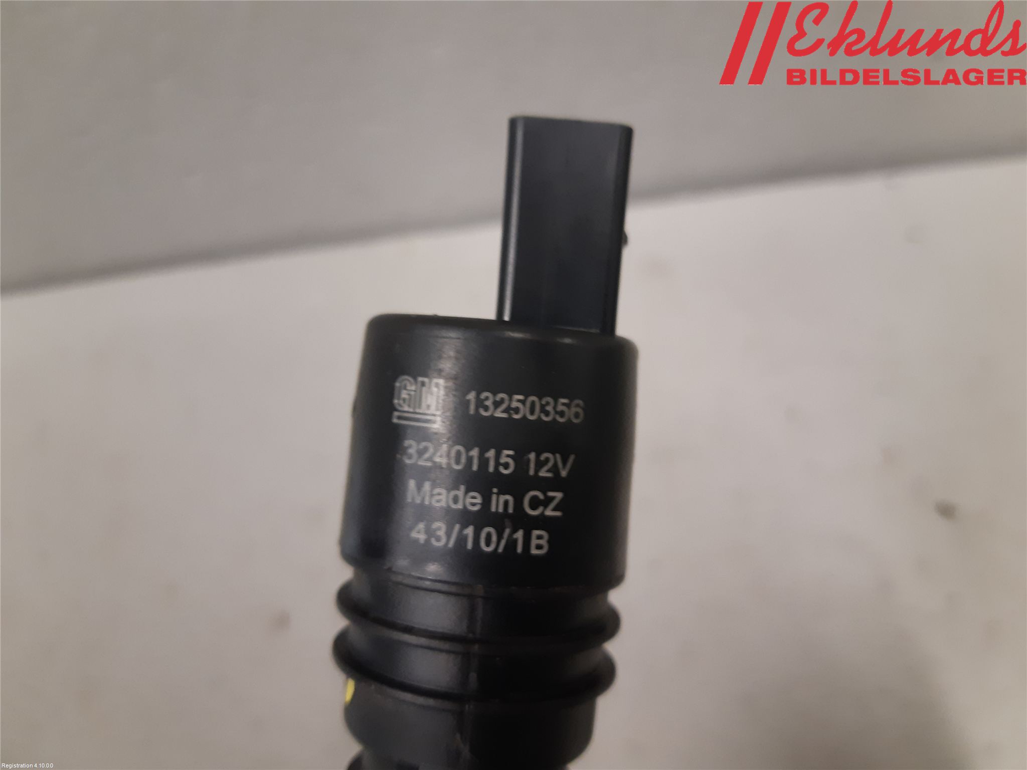 Saab 9-5 10-12 Spolarpump Vindruta