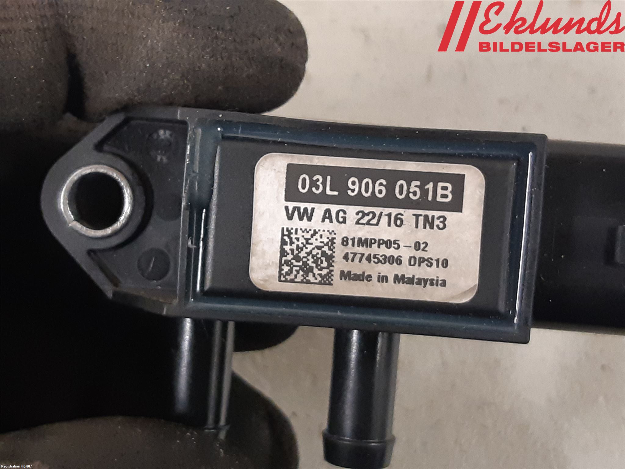 Volkswagen VW SHARAN 11- Givare Temp-Tryck Avgas