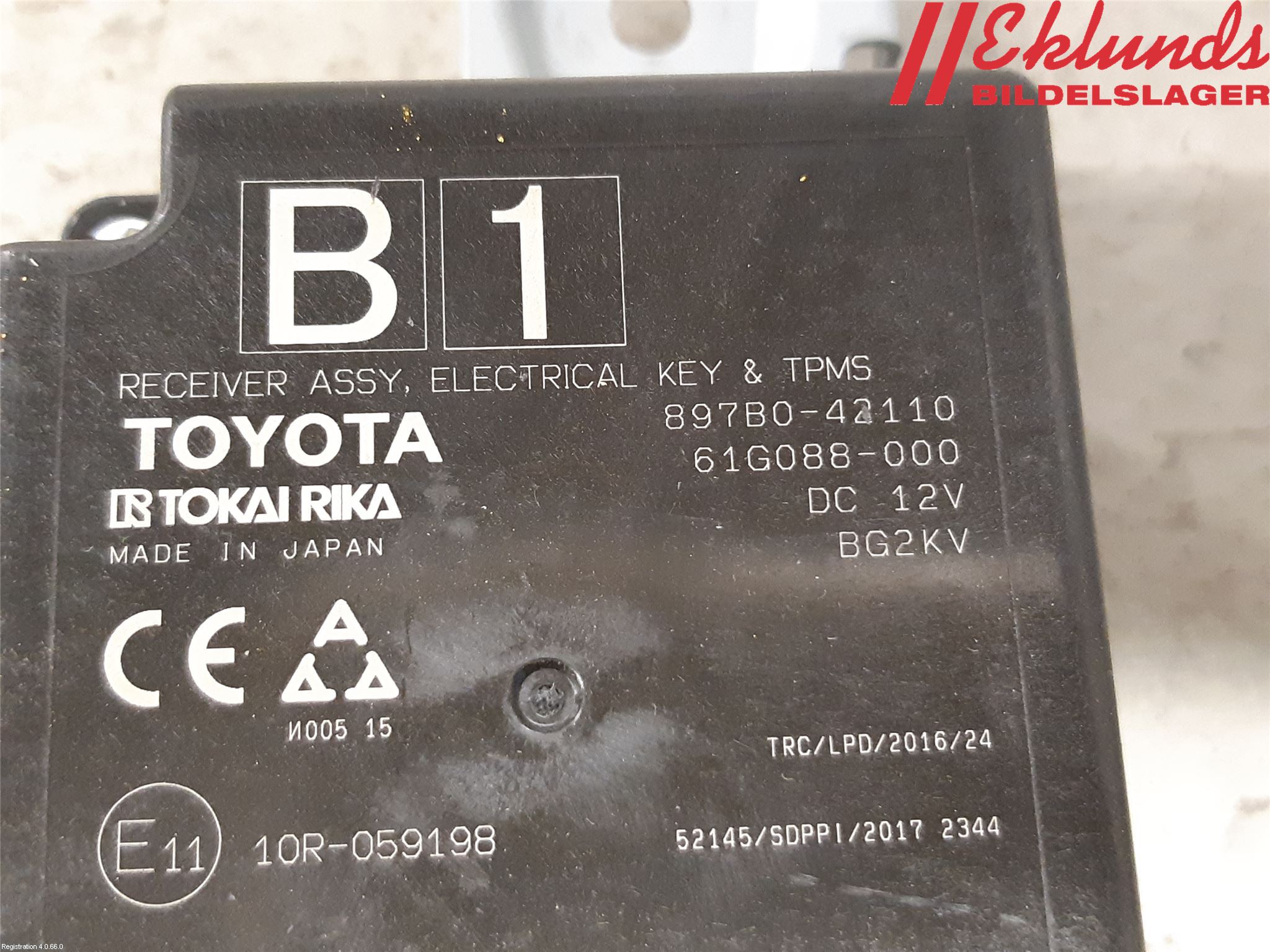 Toyota RAV4 19- Styrenhet Övrigt