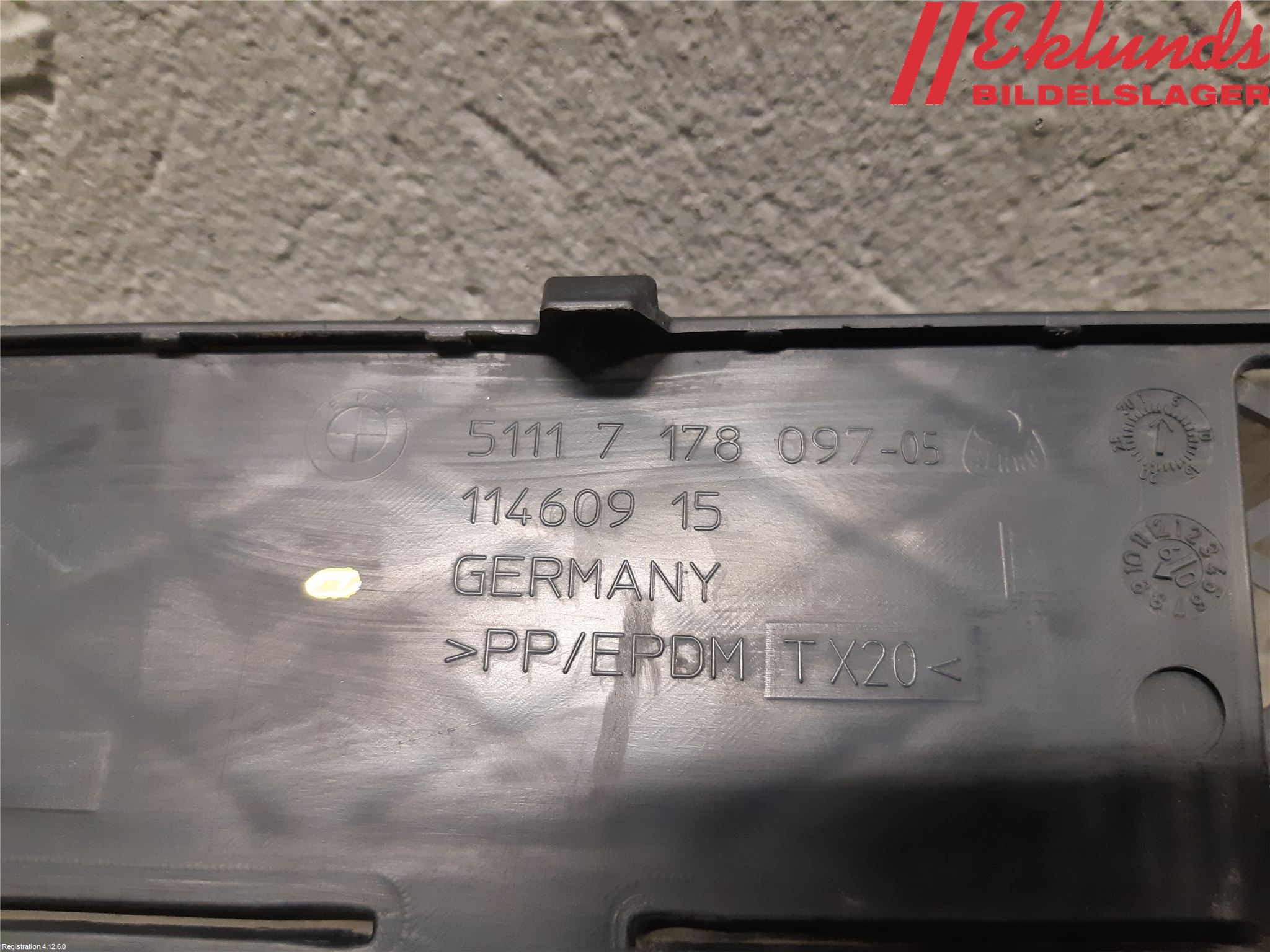 BMW 5 E60/61 Sed/Tou 02-10 Stöt Utfyllnad-List-Grill