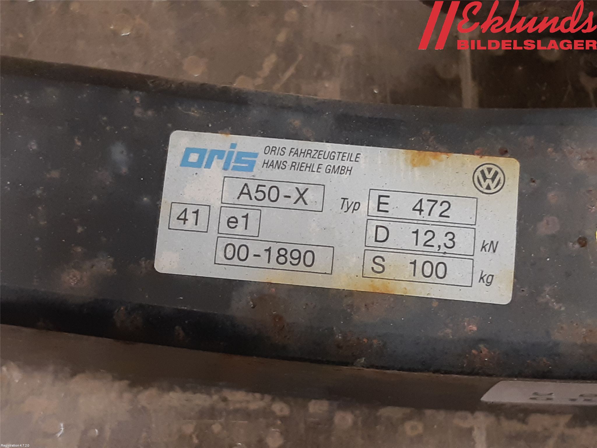 Volkswagen VW SHARAN 11- Dragkrok