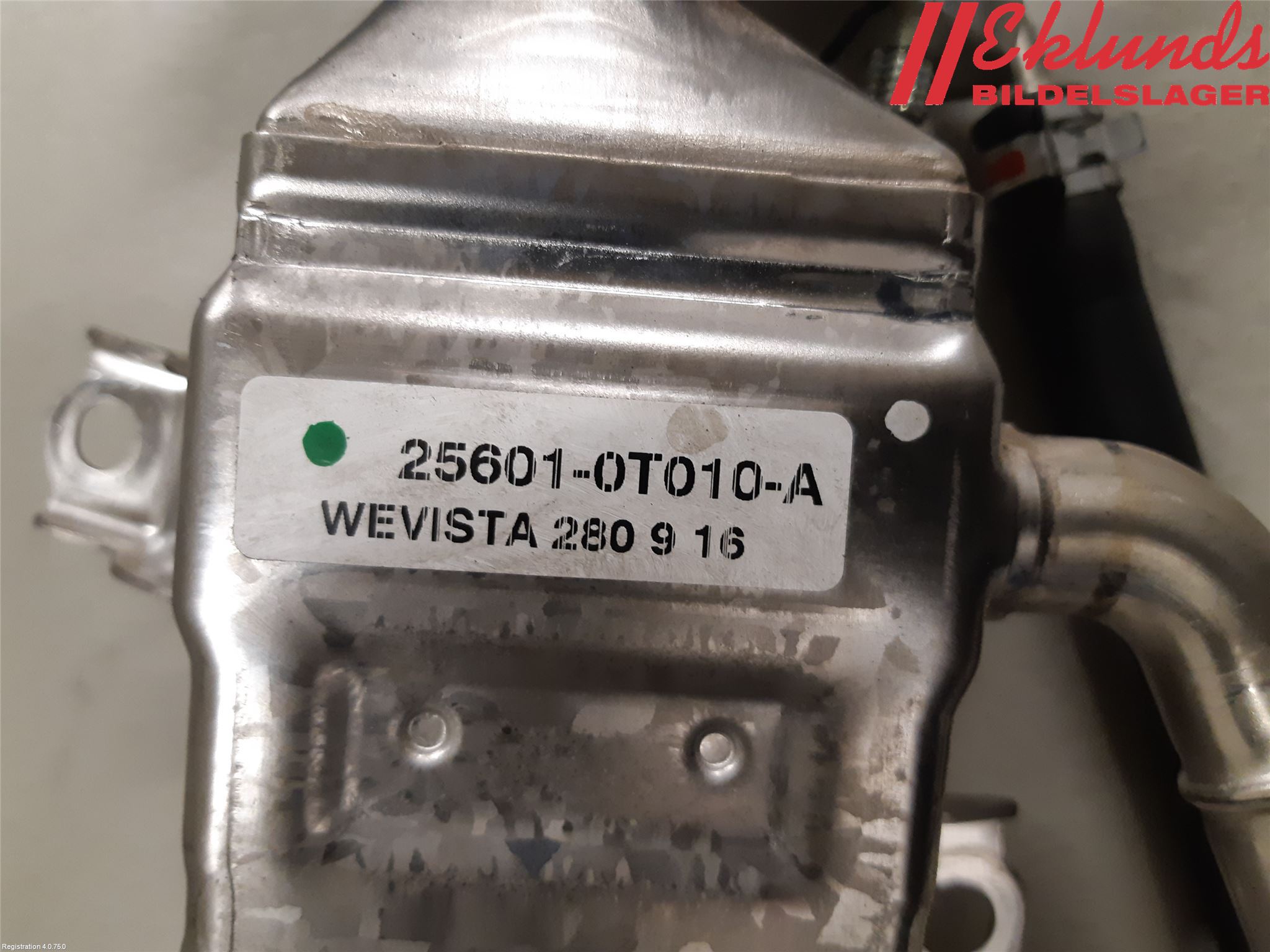 Toyota C-HR 16-23 Avgaskylare