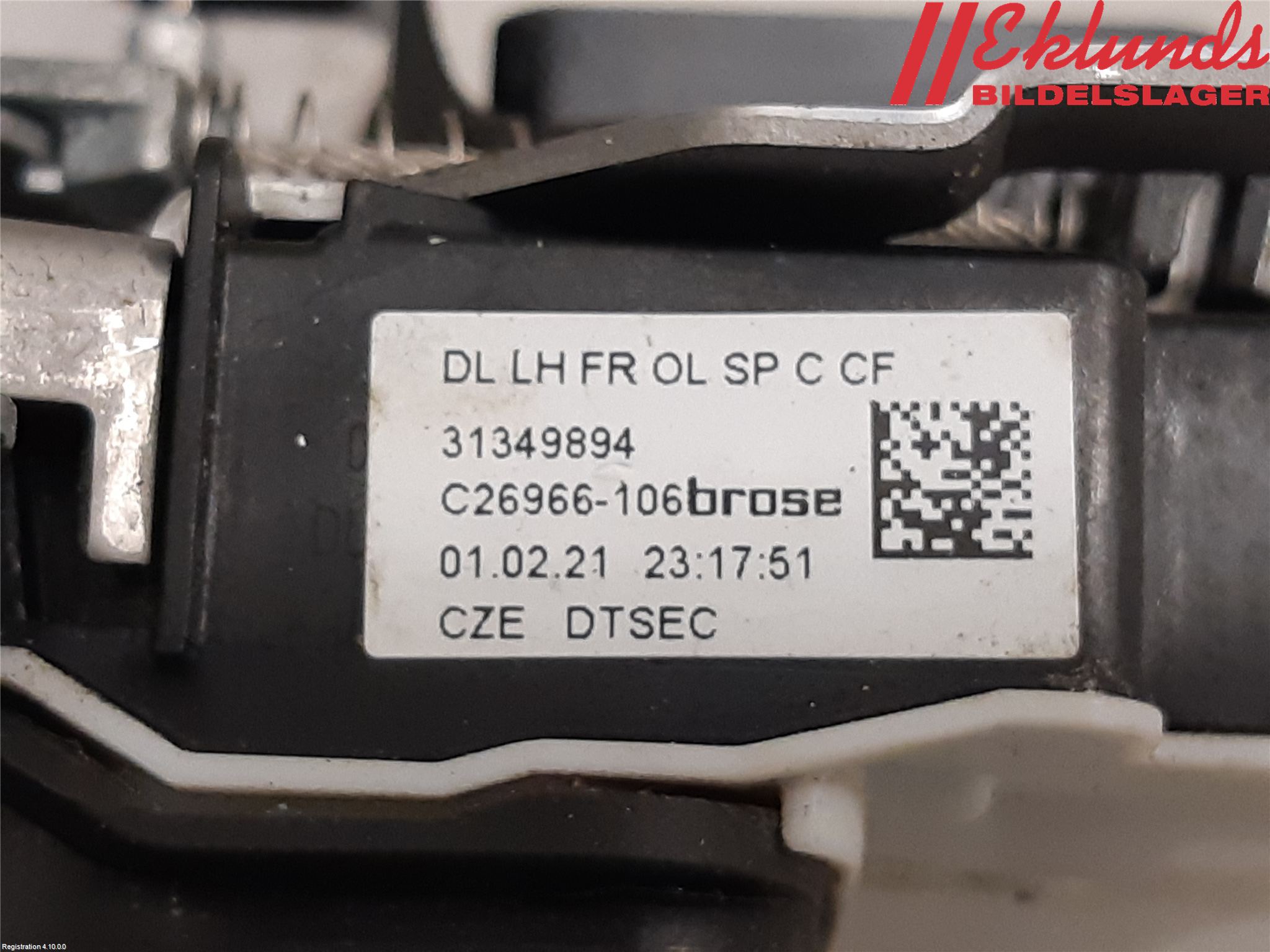 Volvo XC60 18- Låskista-Dörrlås