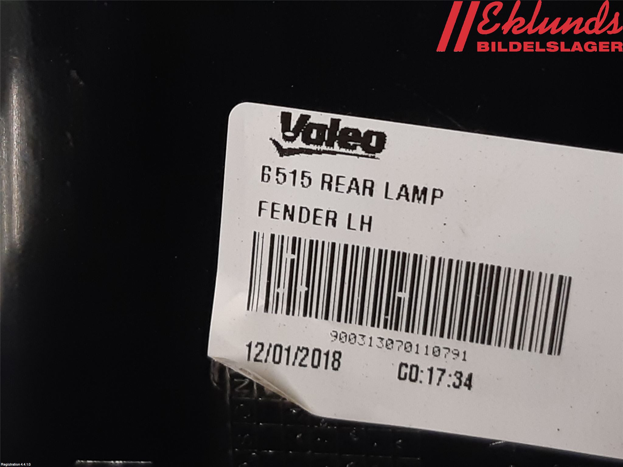 Ford ECOSPORT 17- Bakljus Vänster