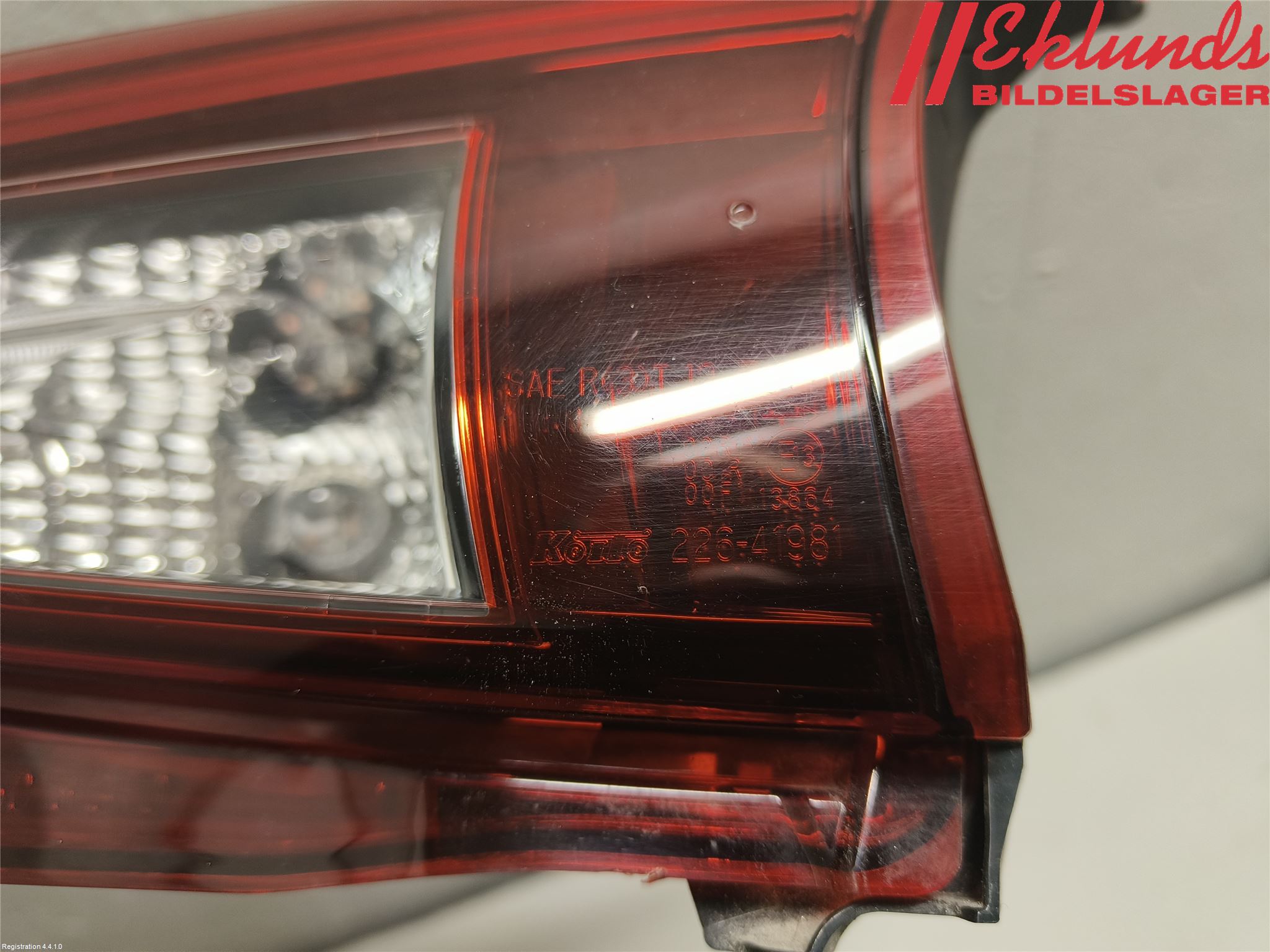 Mazda 3 III 14-19 Bakljus Lucka Hö