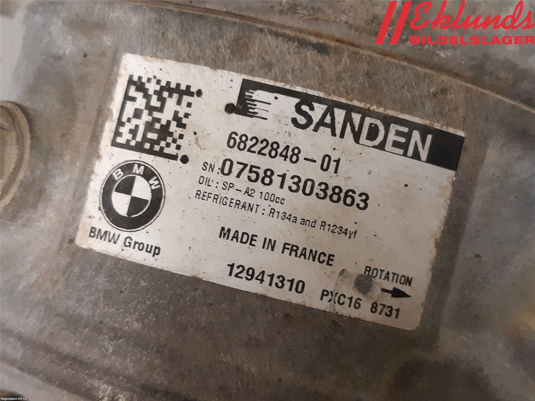 BMW 5 G30/G31/F90 17-23 Ac Kompressor