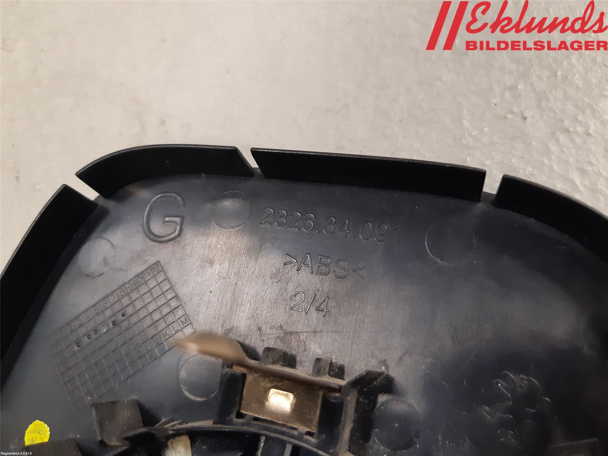 Peugeot PARTNER 08-15 Spegelglas Vä