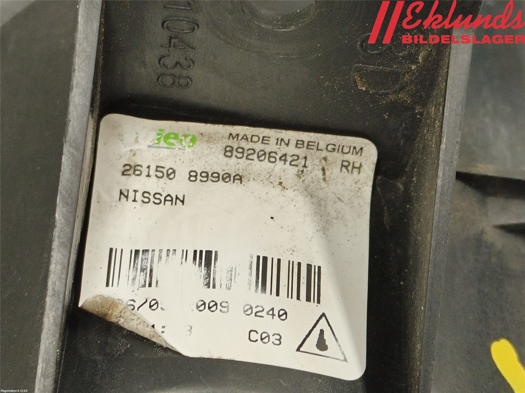 Opel MOVANO B 10-22 Dimljus-Varselljus Fram