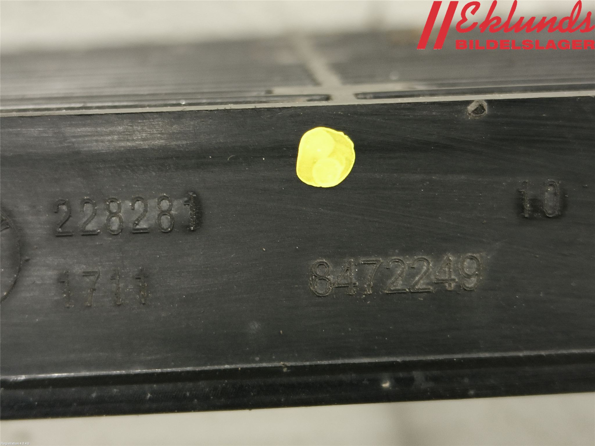 BMW 5 G30/G31/F90 17-23 Kylarfäste-Ram-Balk