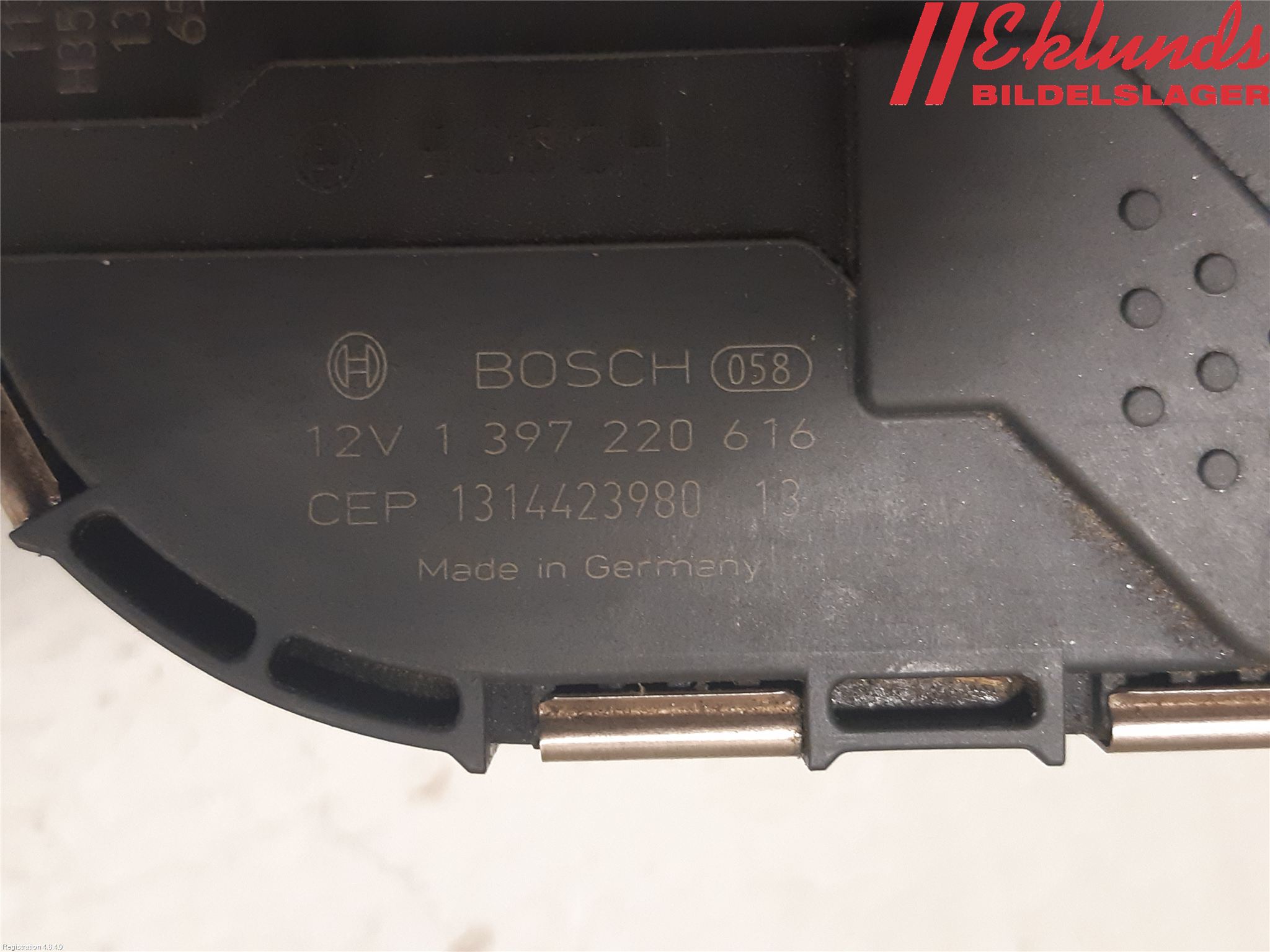 Audi A6/S6 4G 11-18 Torkarmotor Vindruta