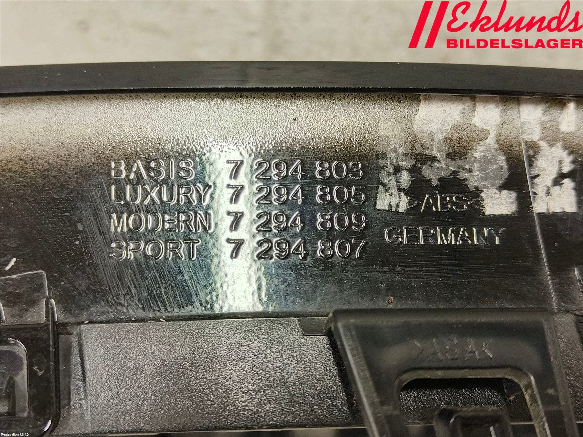 BMW 3 GT F34 13-19 Grilldel Mitt