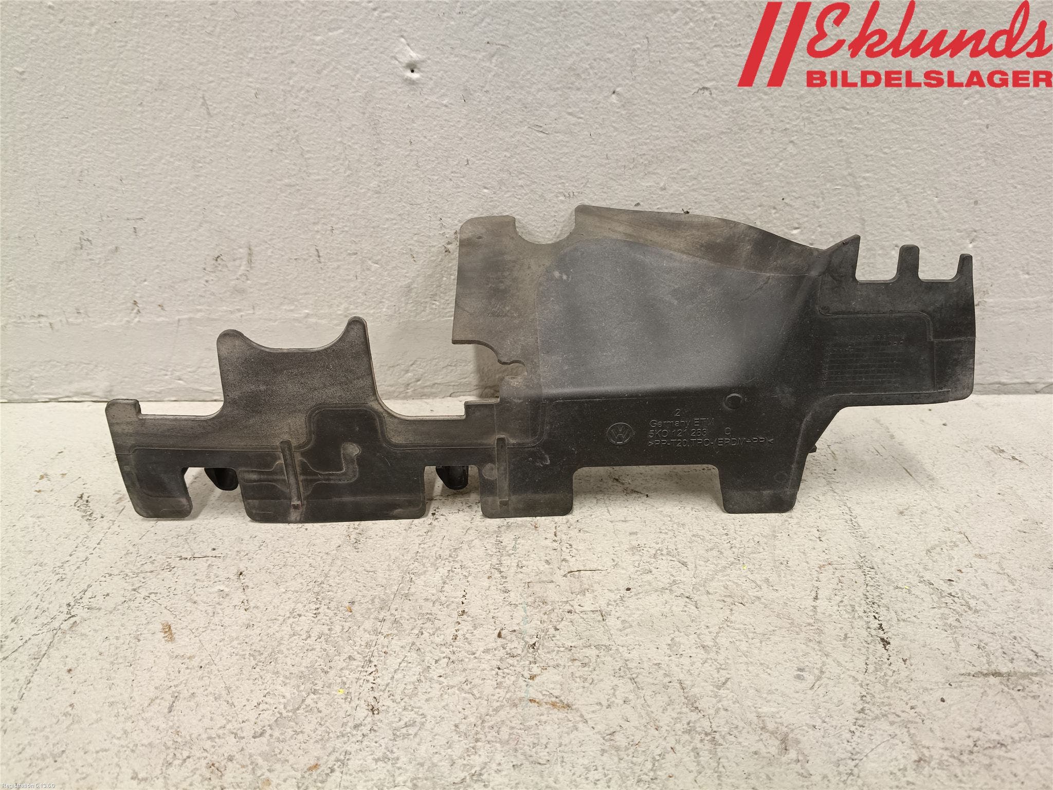 Volkswagen VW GOLF VI 09-13 Deflektor Plåt-Plast Kylning