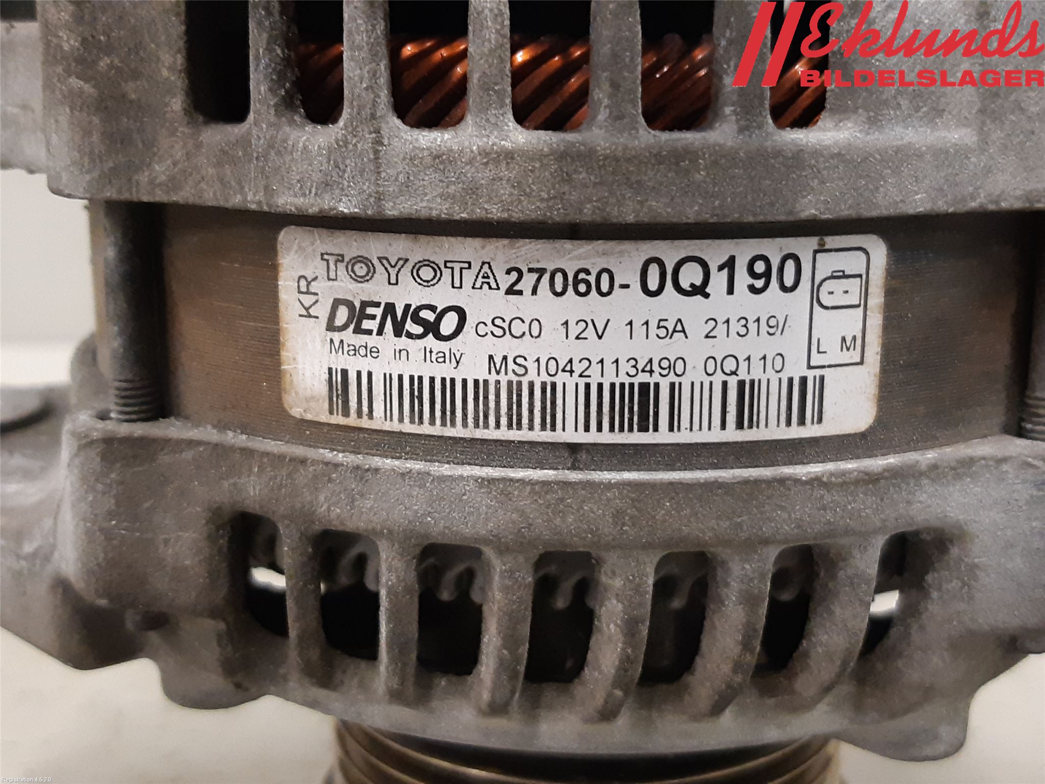 Toyota AYGO 15-21 Generator