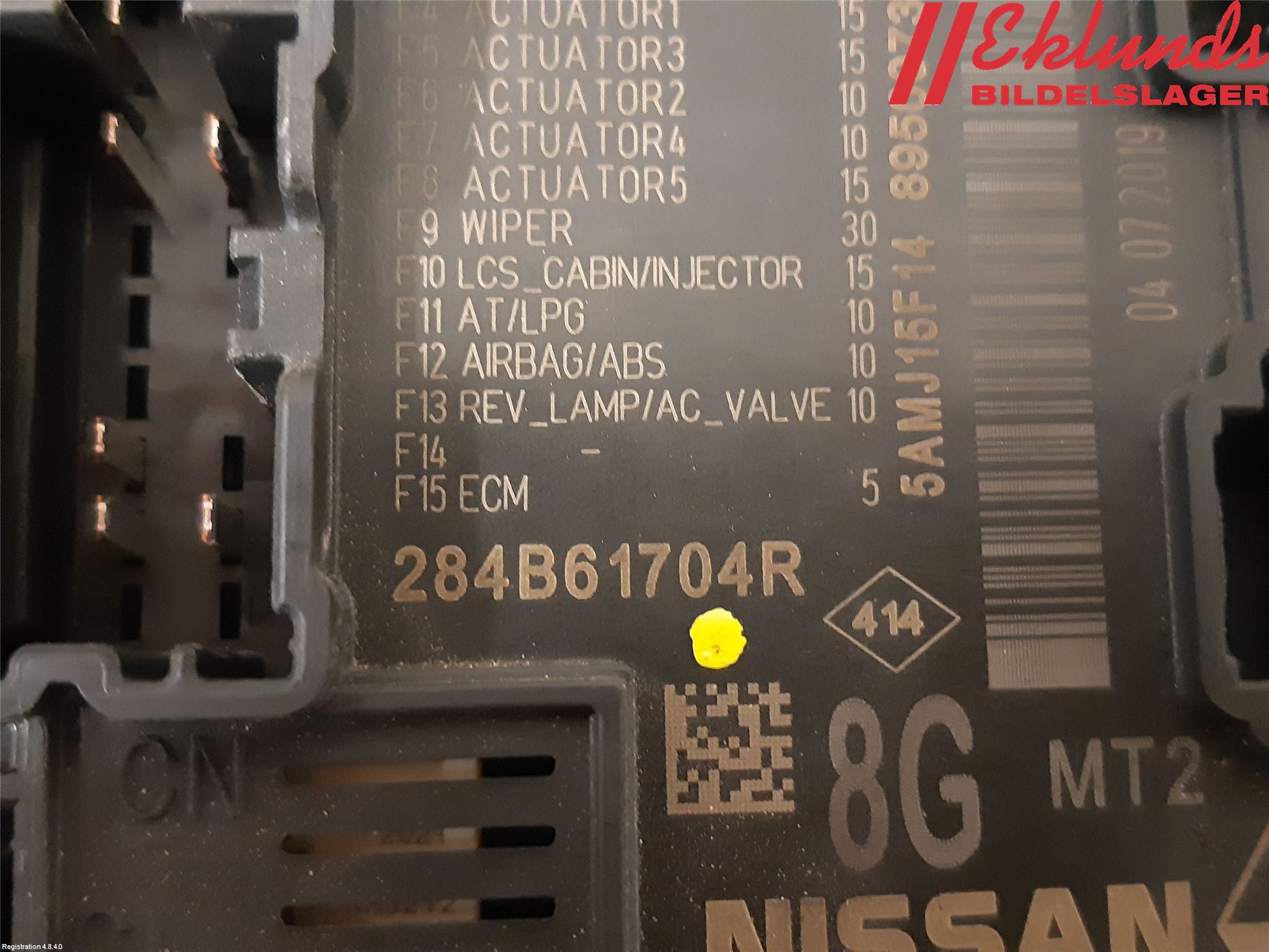 Renault CLIO/E-TECH V 20- Säkringsdosa-Elcentral