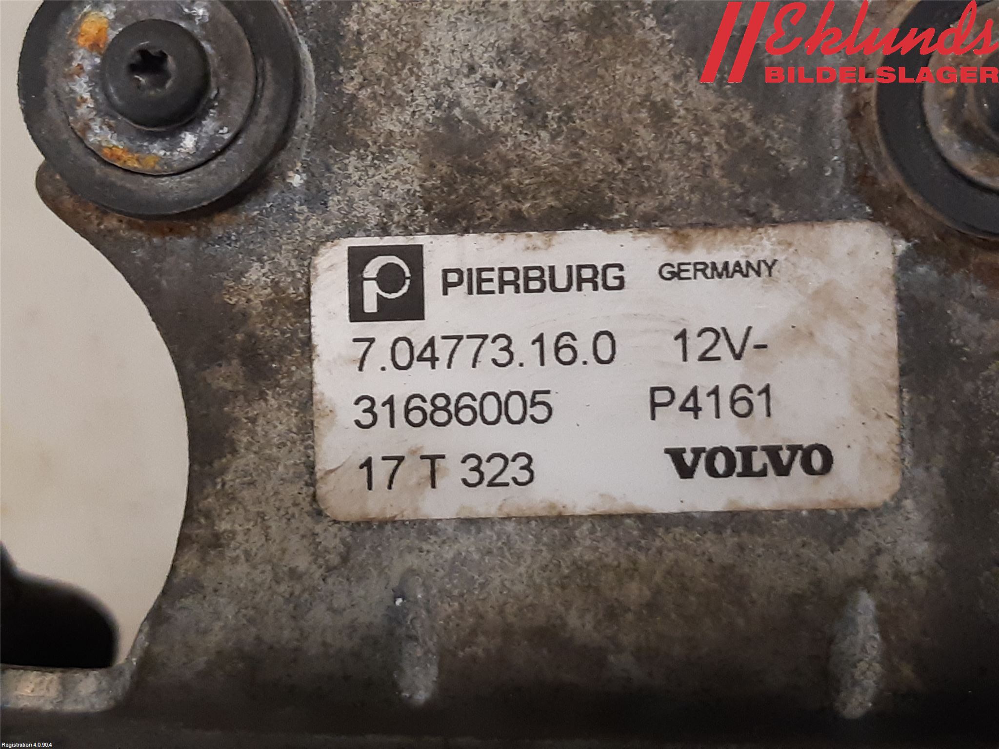 Volvo V90 CROSS COUNTRY 17->> Värme Cirkulationspump