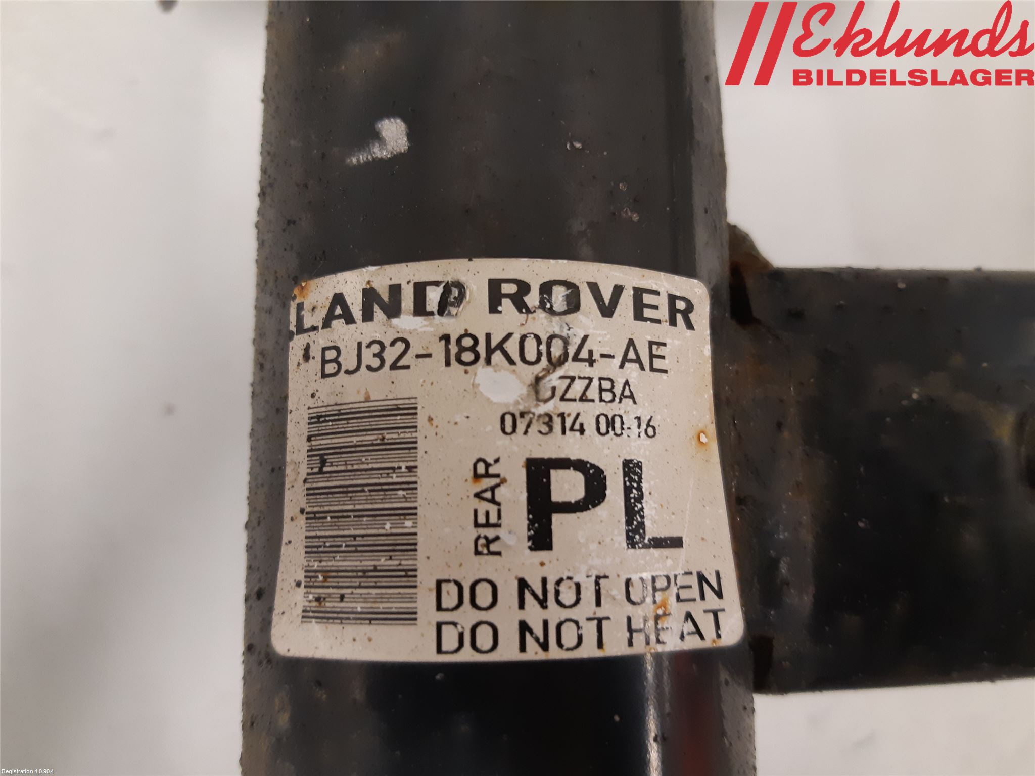 Landrover LAND ROVER RANGE ROVER EVOQUE (L538) 11-18 Fjäderben Bak Vänster