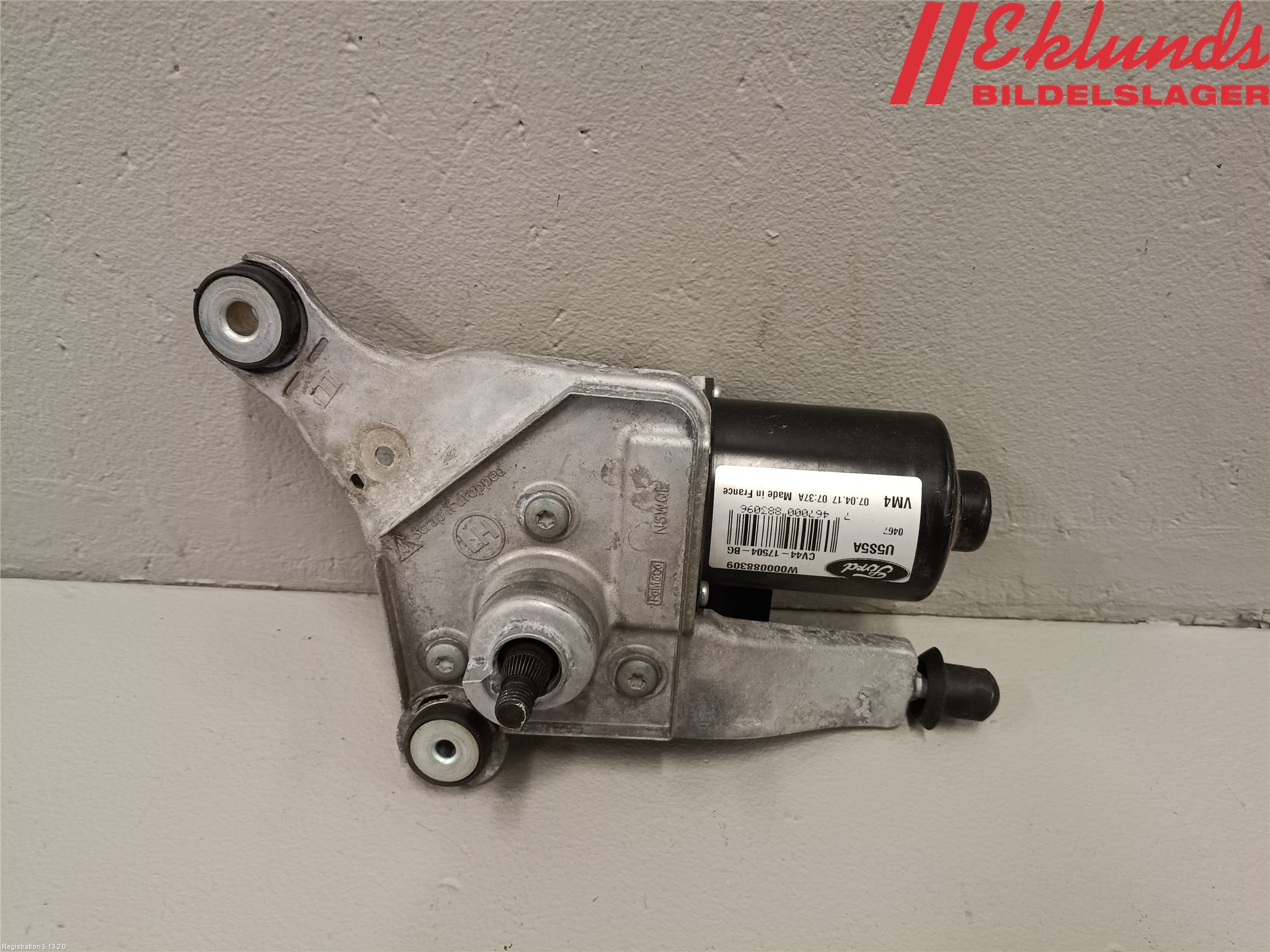 Ford KUGA 17-19 Torkarmotor Vindruta