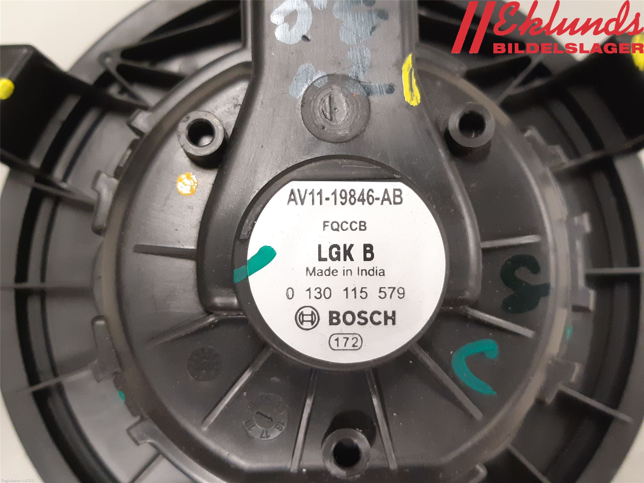 Ford KA+ 16-20 Värmefläkt