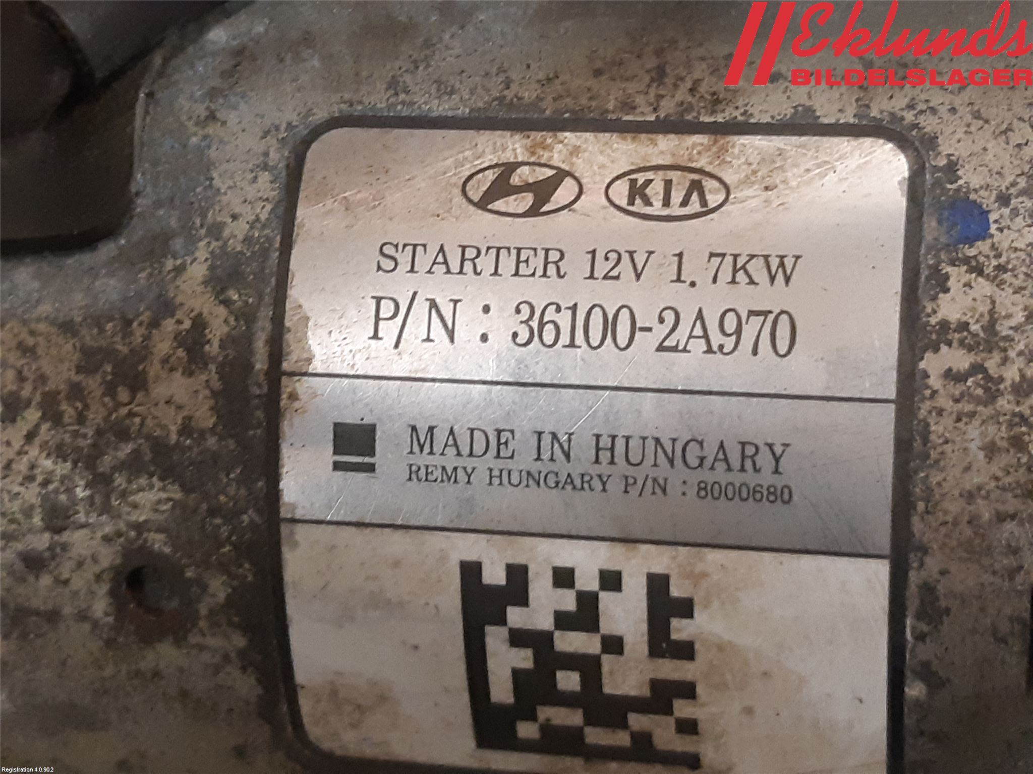 Kia CEED 12-18 Startmotor Diesel