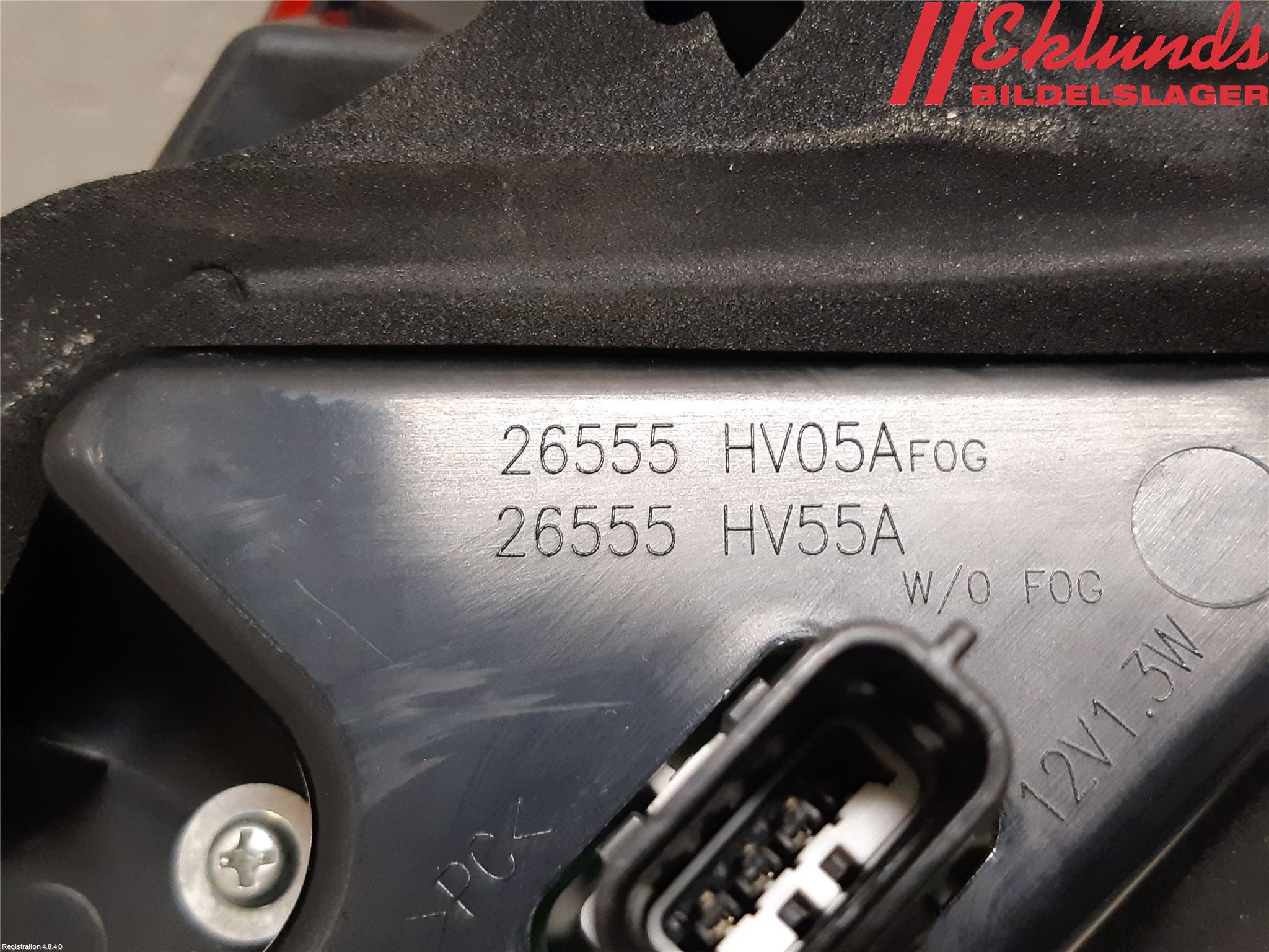 Nissan QASHQAI 17-21 Bakljus Lucka Vä