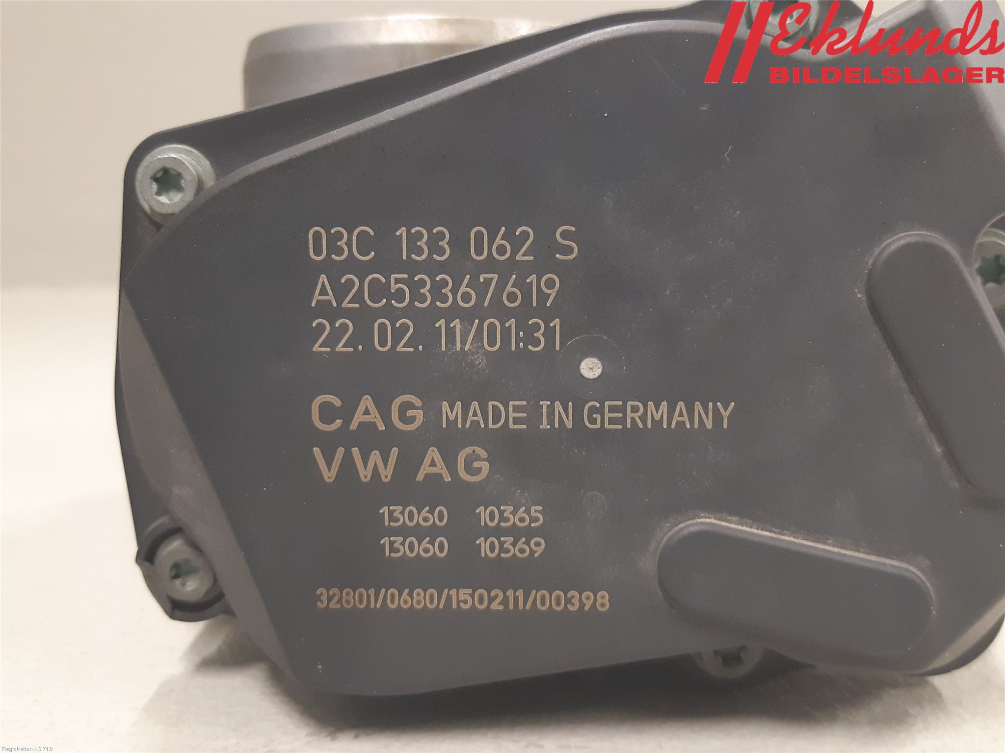 Volkswagen VW GOLF VI 09-13 Injspjällhus