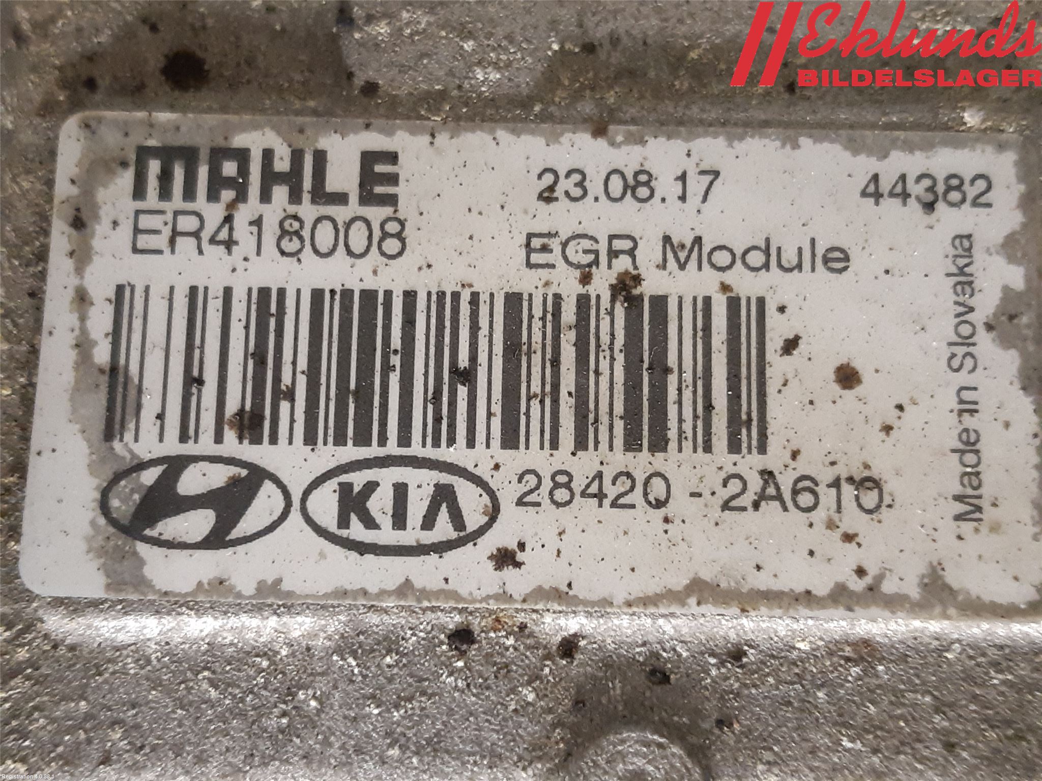 Kia CEED 12-18 Egr Ventil