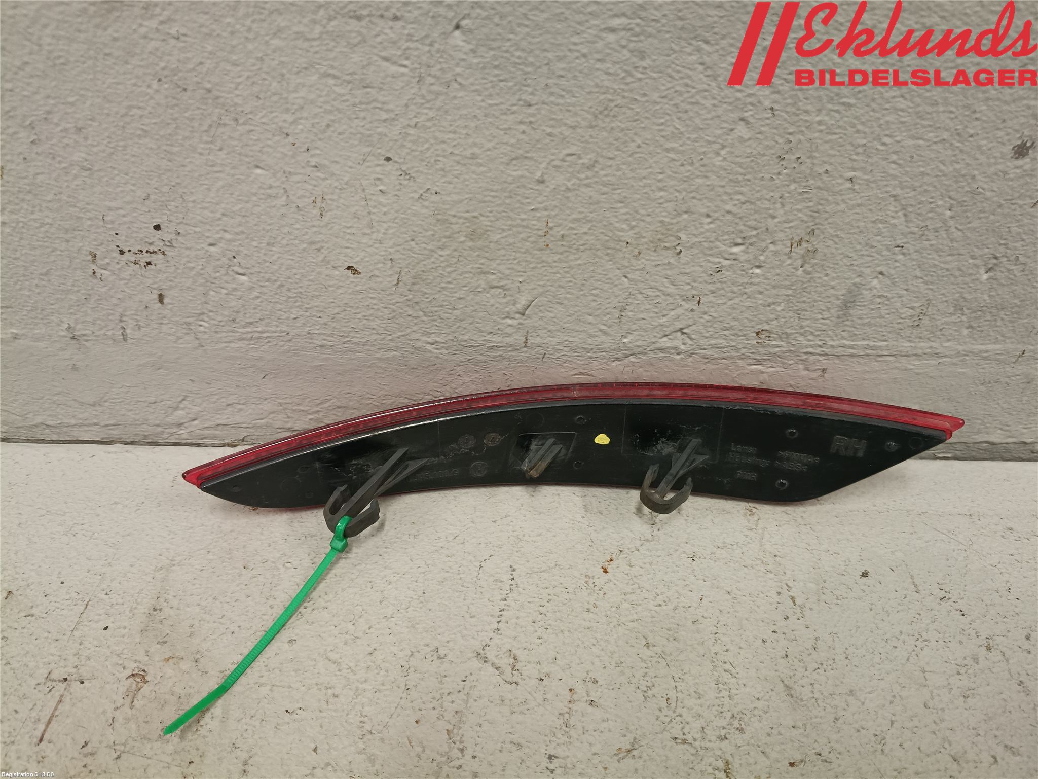Volkswagen VW GOLF VI 09-13 Dimljus/Reflex Bak