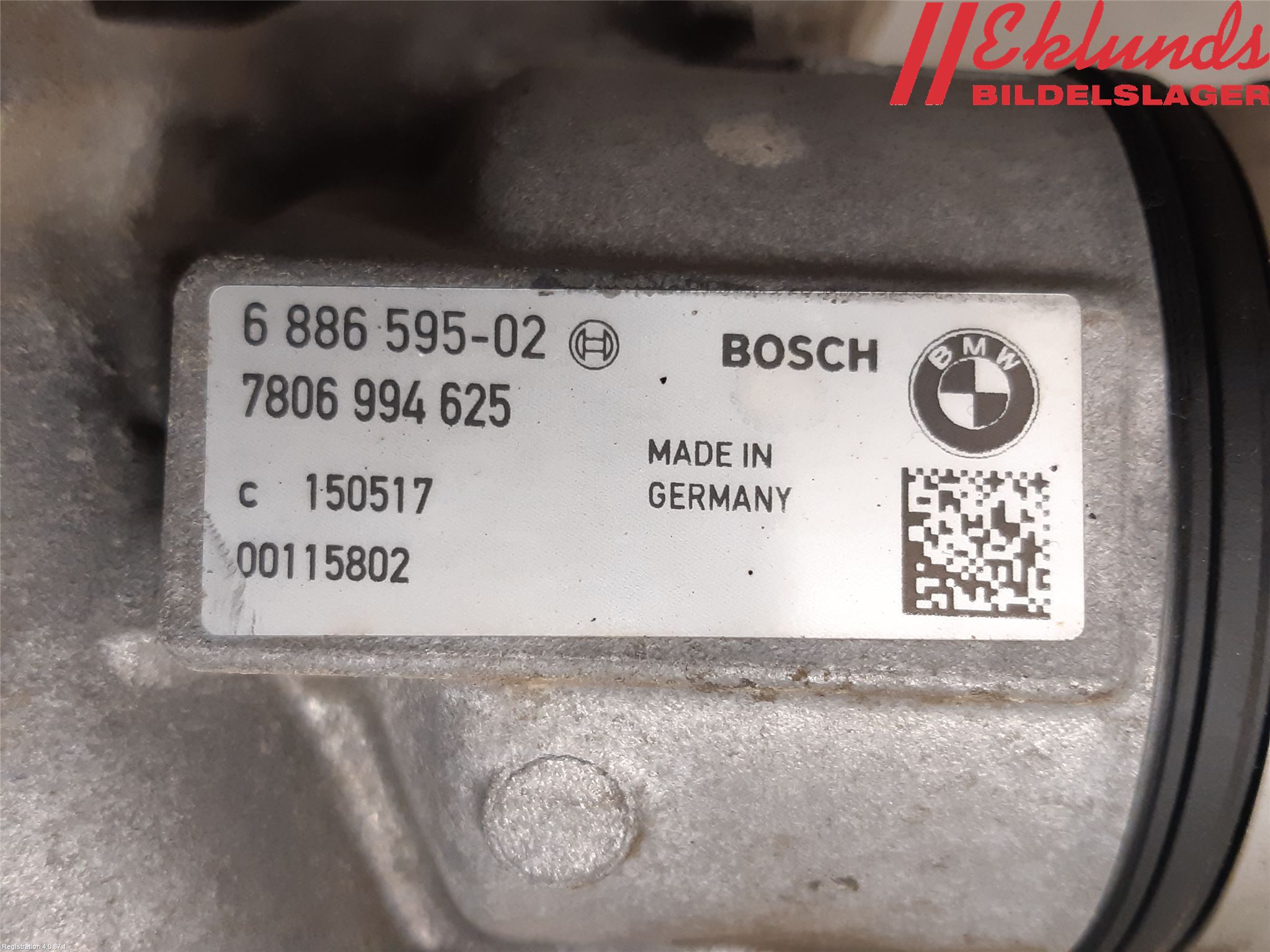 BMW 5 G30/G31/F90 17-23 Styrväxel Servo -Snäcka