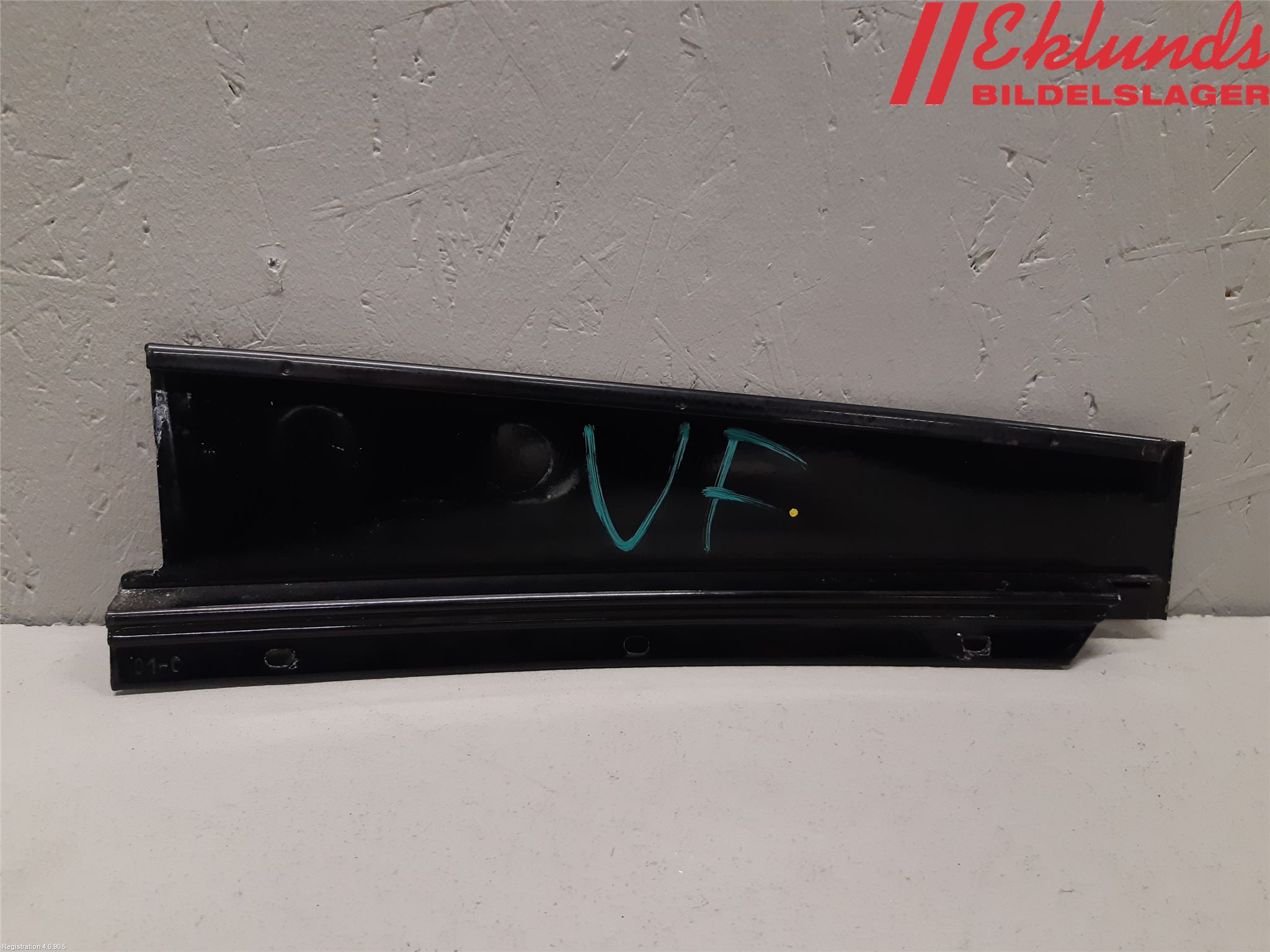 Fiat 500 07- Dörr Dekorlist Fram Vä