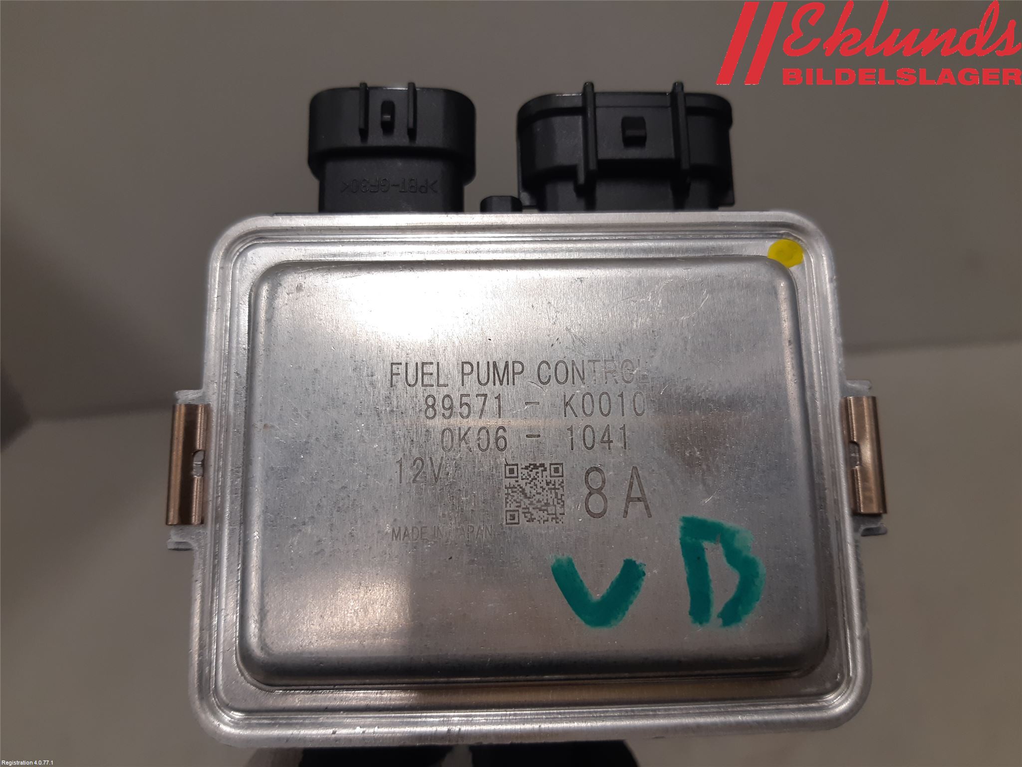 Toyota YARIS XP21 20- Styrenhet Bränslepump