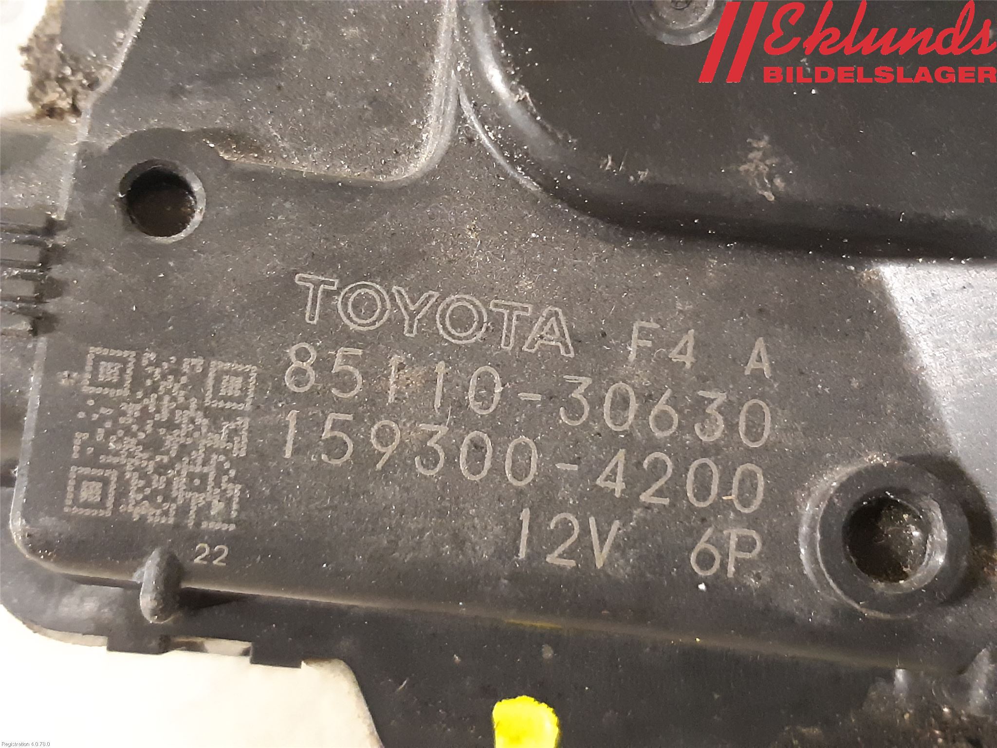 Lexus GS 300/430/450H 05-12 Torkarmotor Vindruta