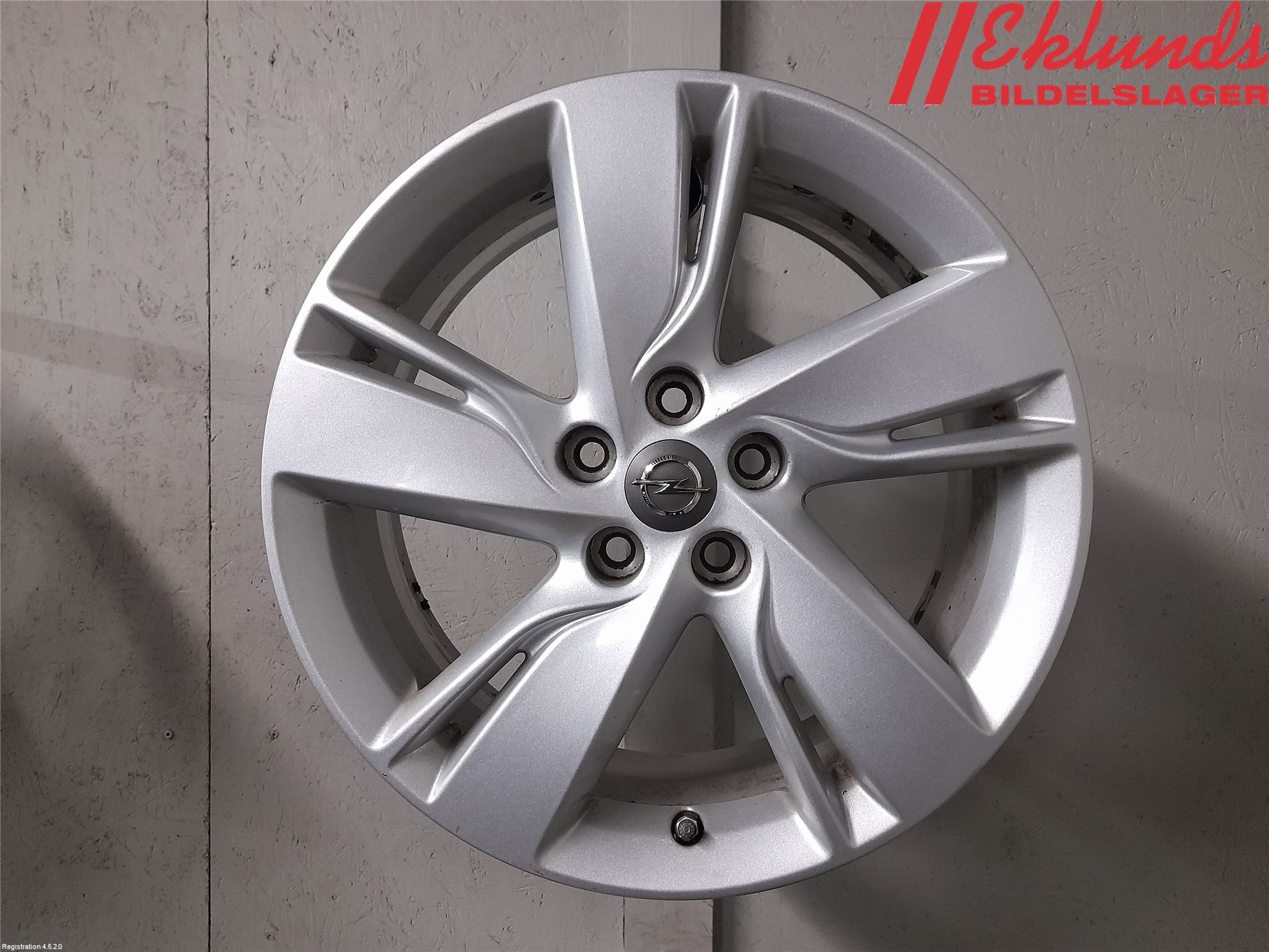 Opel ASTRA J 10-15 Fälgsats Aluminium