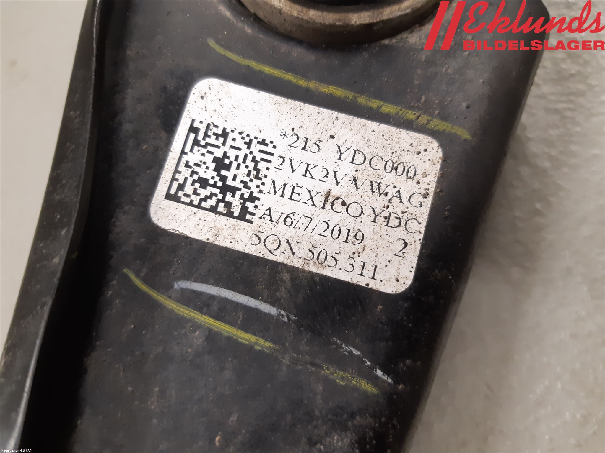 Volkswagen VW TIGUAN 16-24 Bärarm Bak Vänster