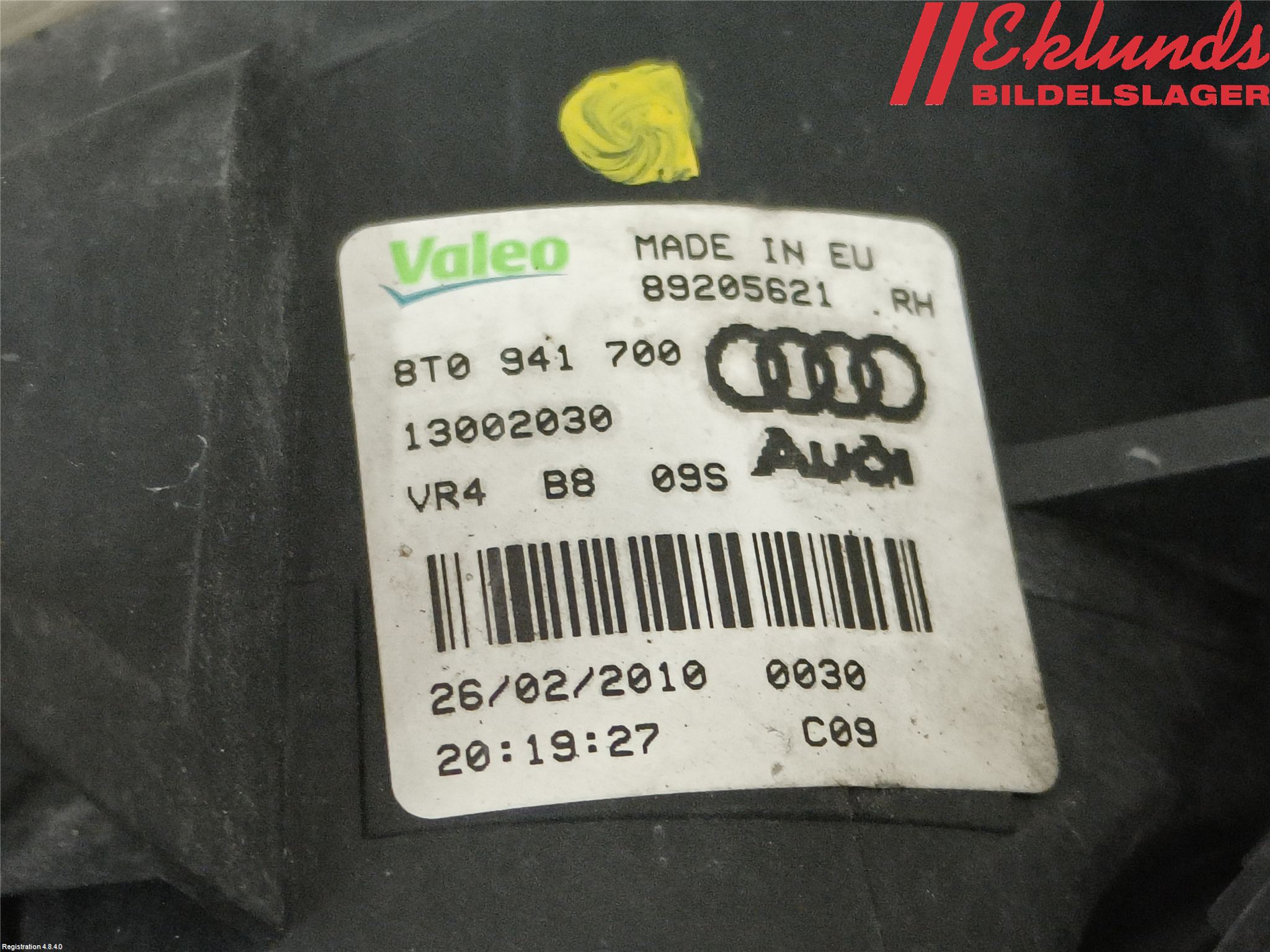 Audi A5 07-16 Dimljus-Varselljus Fram