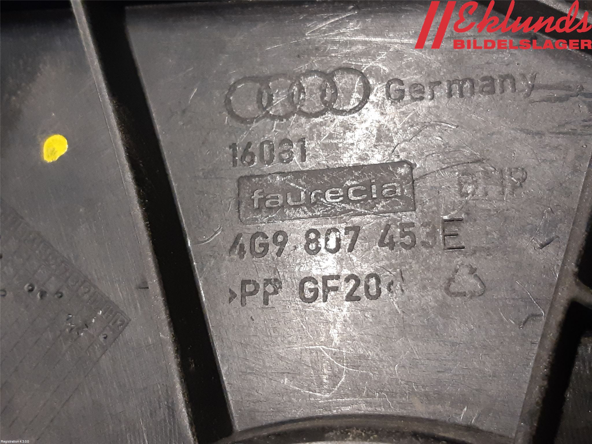 Audi A6/S6 4G 11-18 Stötfångarfäste Bak Vä