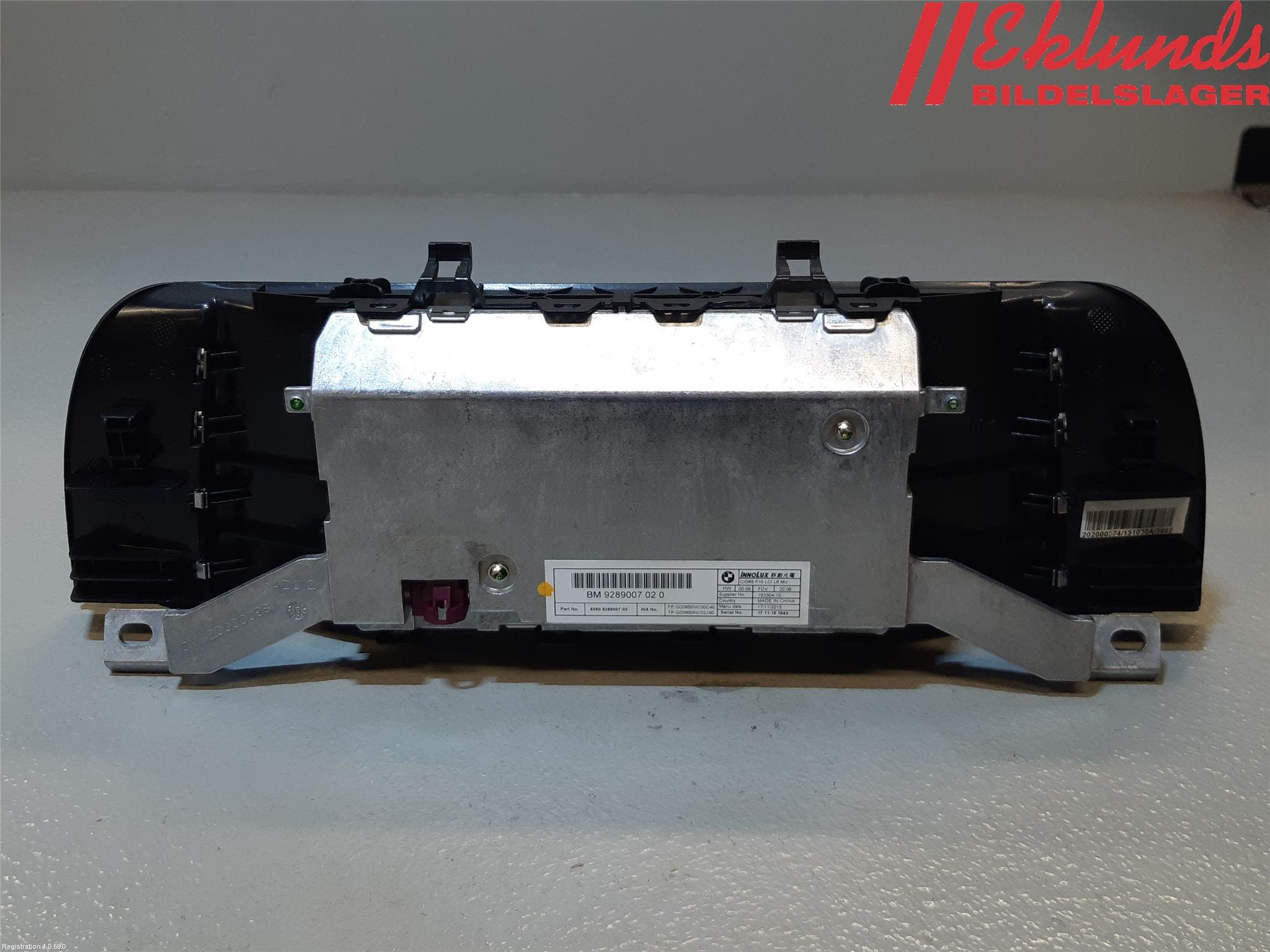 BMW 5 F10/F11/F18 09-17 Bildskärm