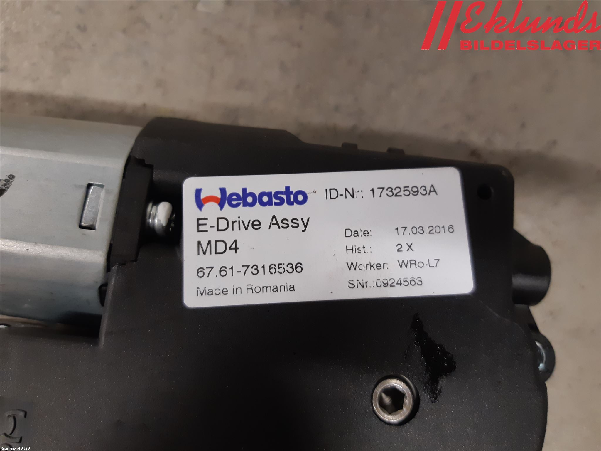 BMW 4 F32/F33/F82/F83 13-20 Taklucksmotor