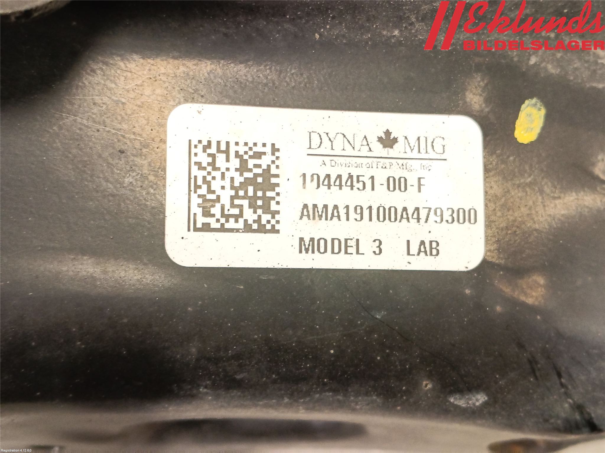 Tesla MODEL 3 17- Bärarm Bak Vänster