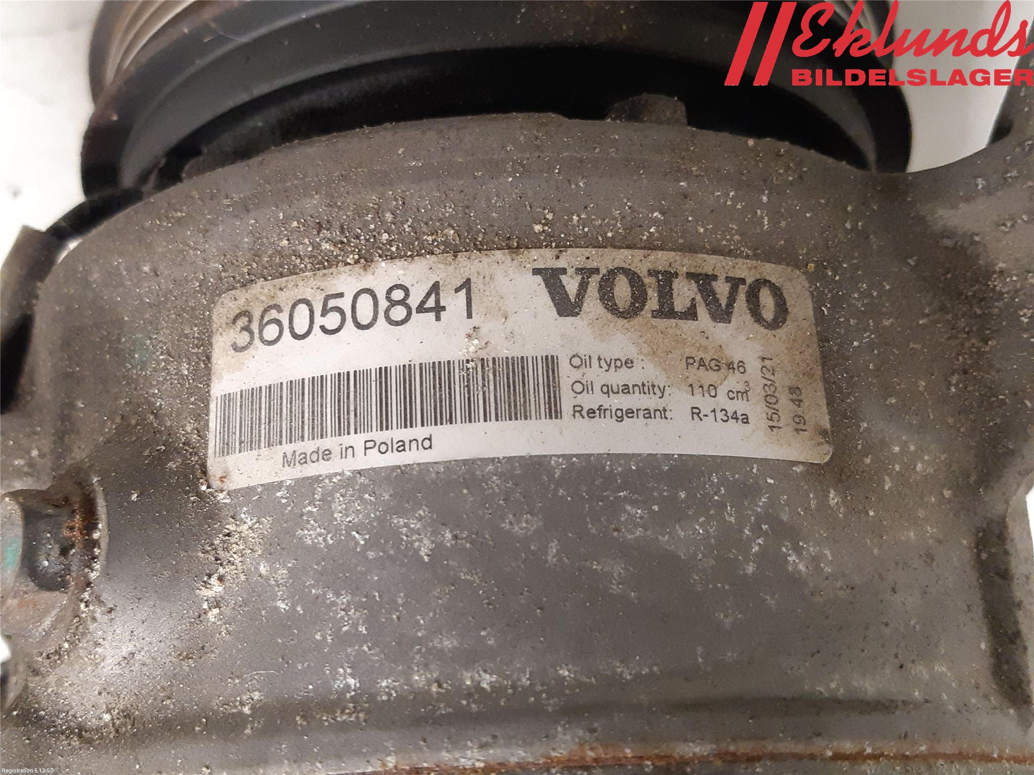 Volvo V70 08-13 Ac Kompressor