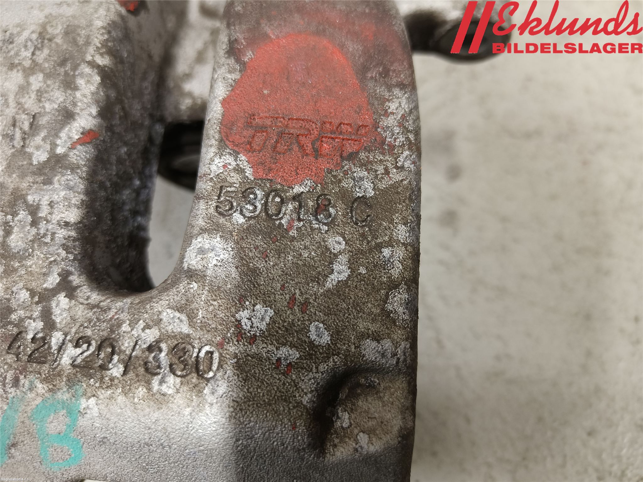 BMW X3 G01 18- Bromsok Bak Vänster