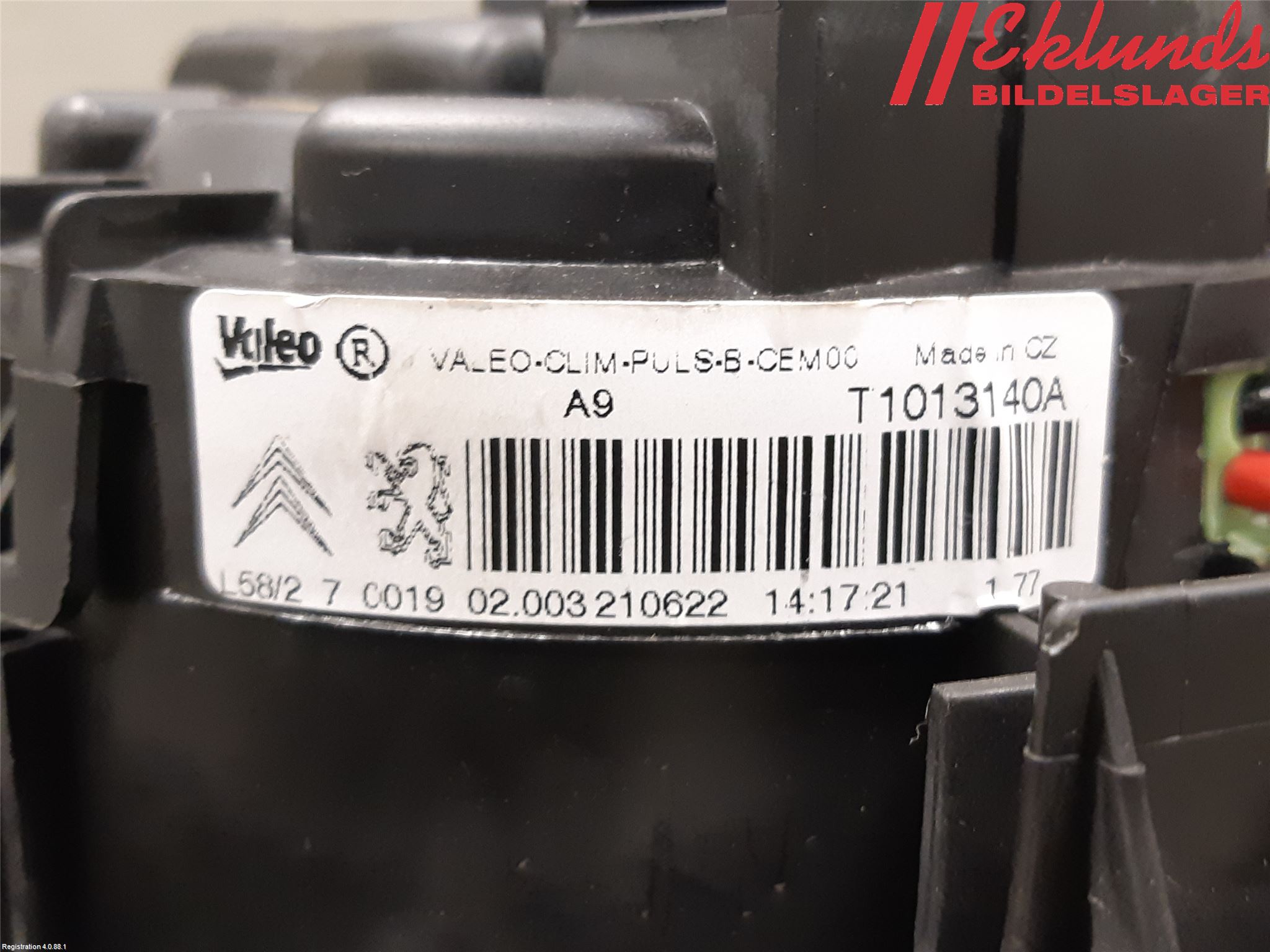 Citroen COTROEN C3 17-24 Värmefläkt