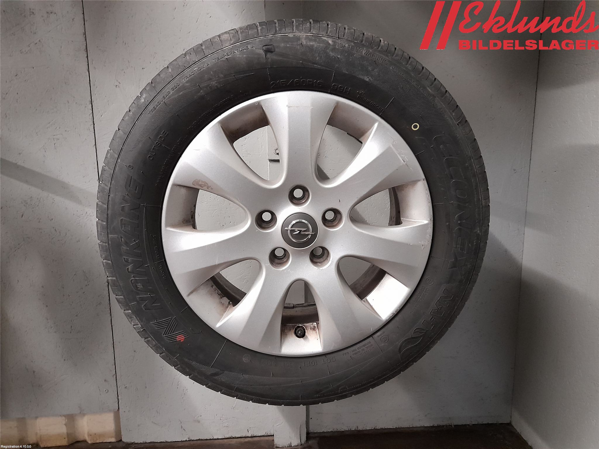 Opel ASTRA J 10-15 Sommardäck Alumfälg 4St