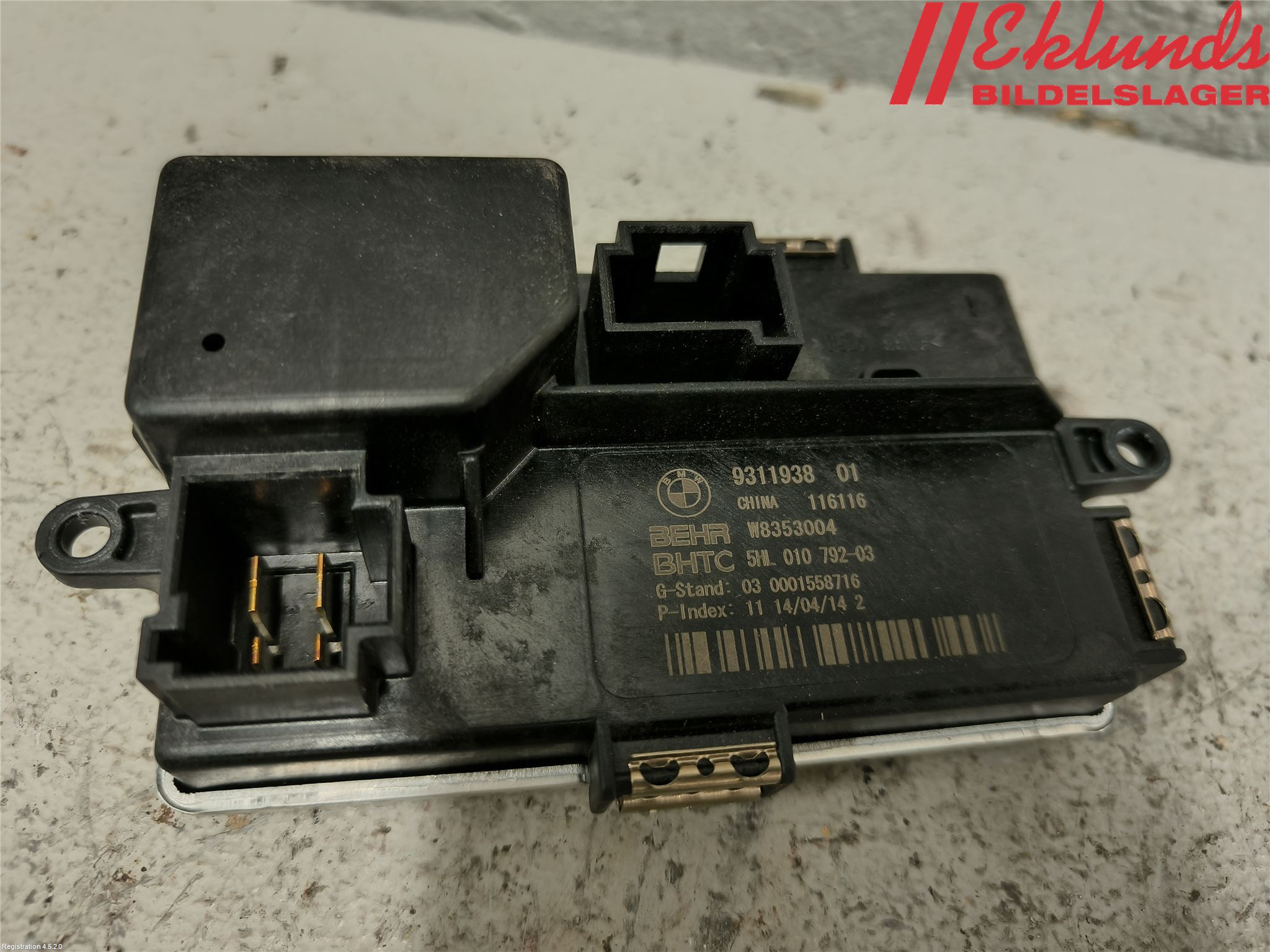BMW 5 F10/F11/F18 09-17 Styrenhet Strålkastare