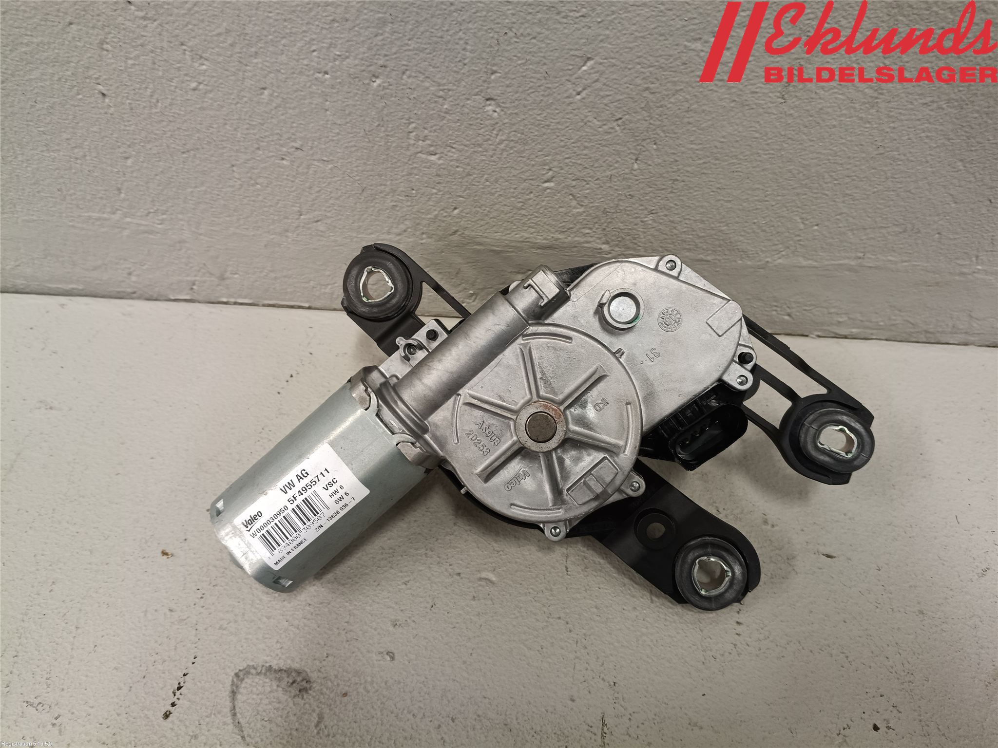 Skoda OCTAVIA (5E) 13-20 Torkarmotor Baklucka