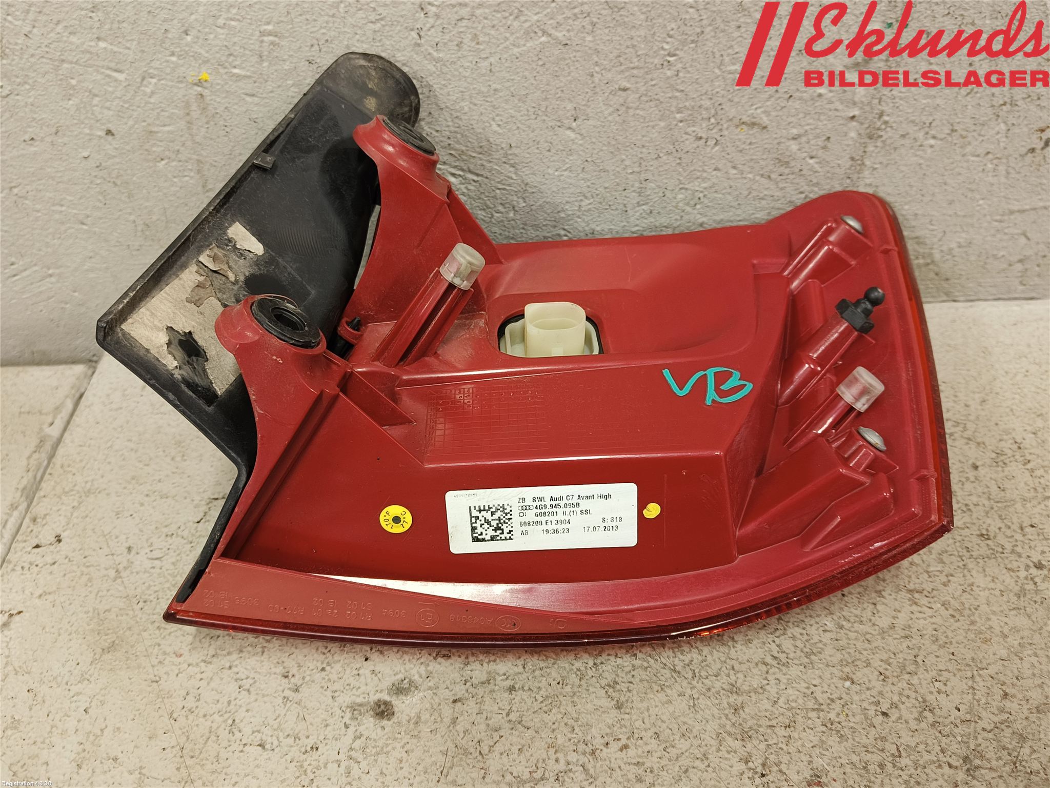 Audi A6/S6 4G 11-18 Bakljus Vänster