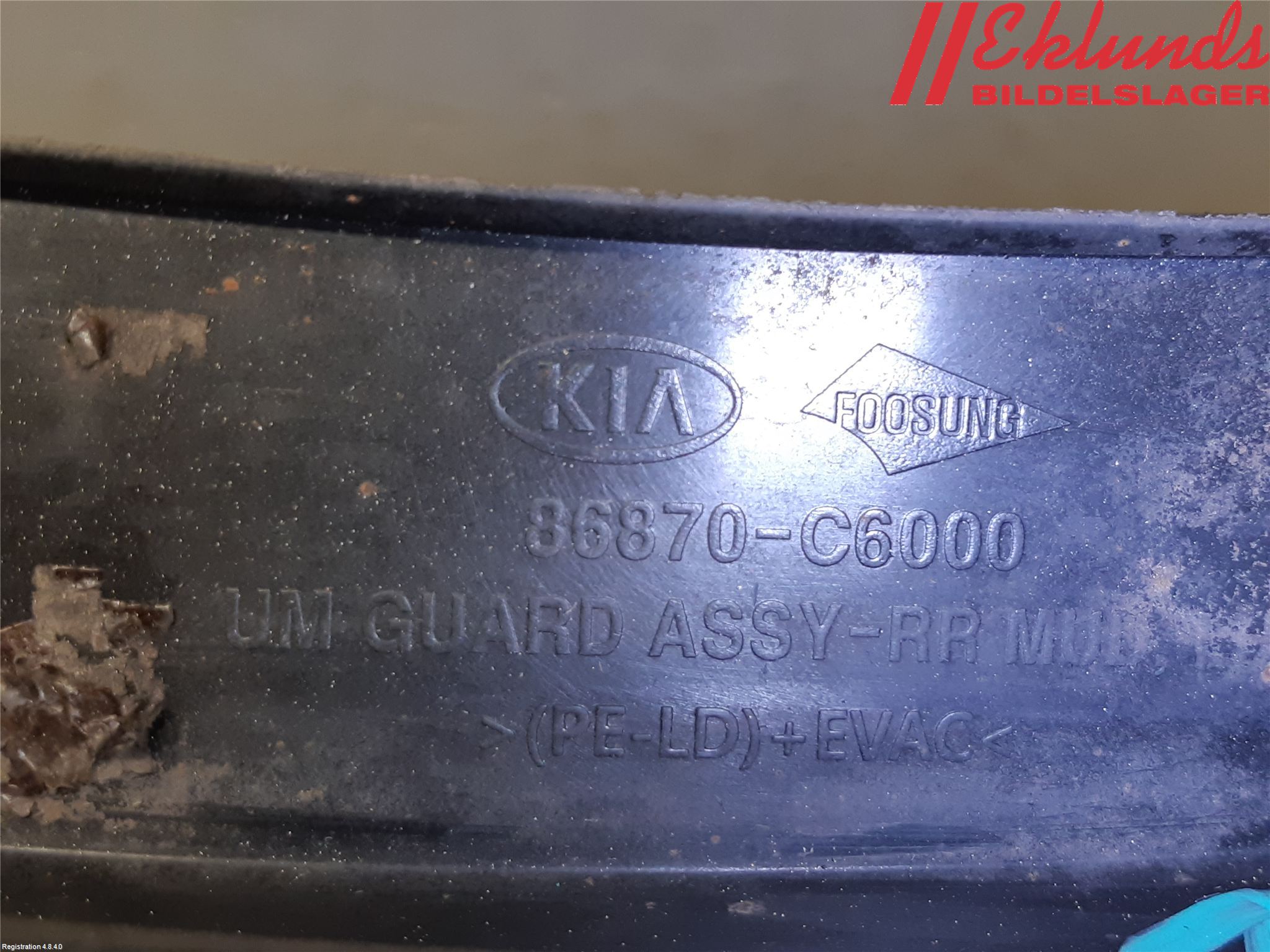 Kia SORENTO 15-20 Stänkskydd