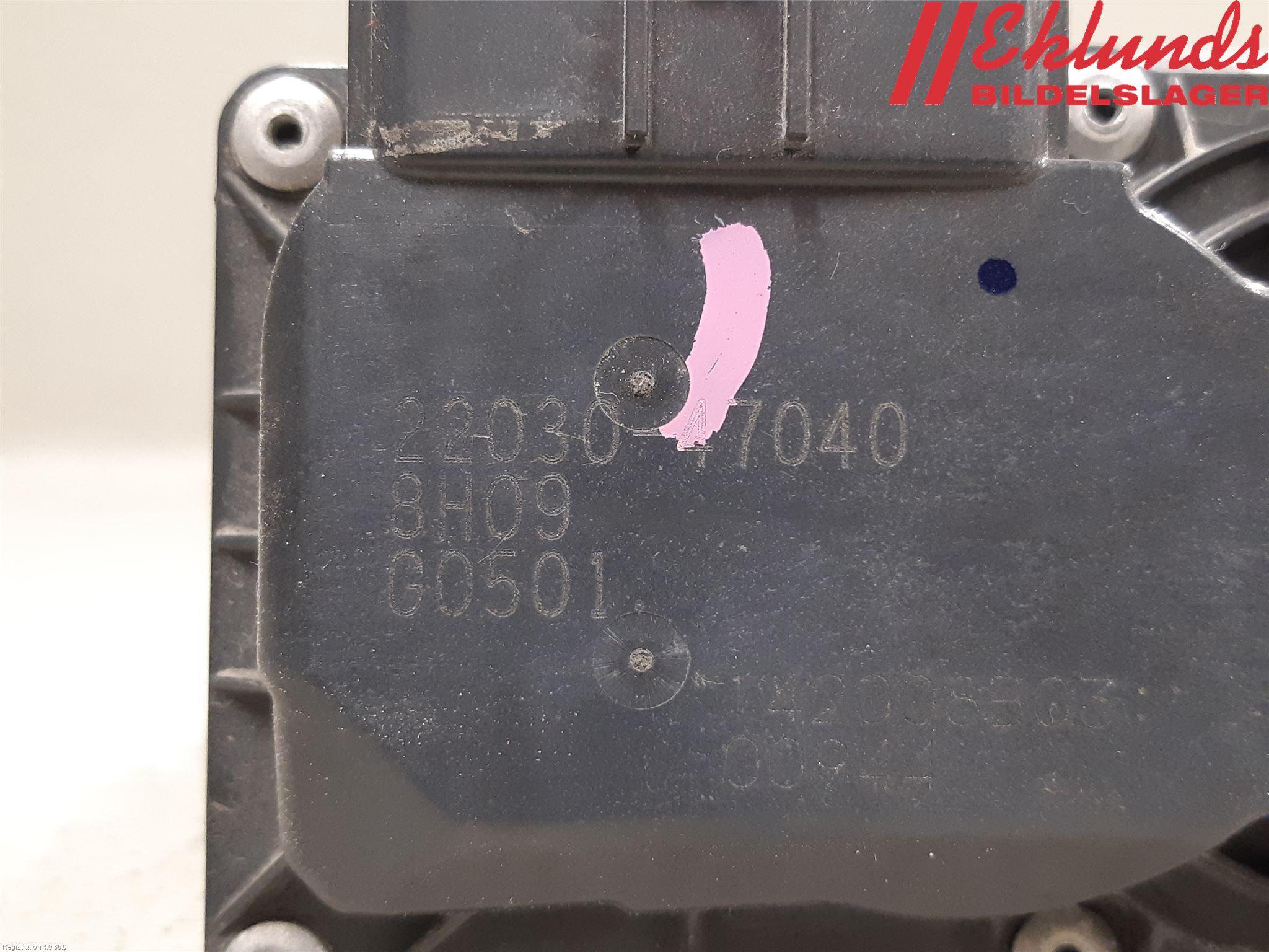 Toyota YARIS XP130 15-20 Injspjällhus